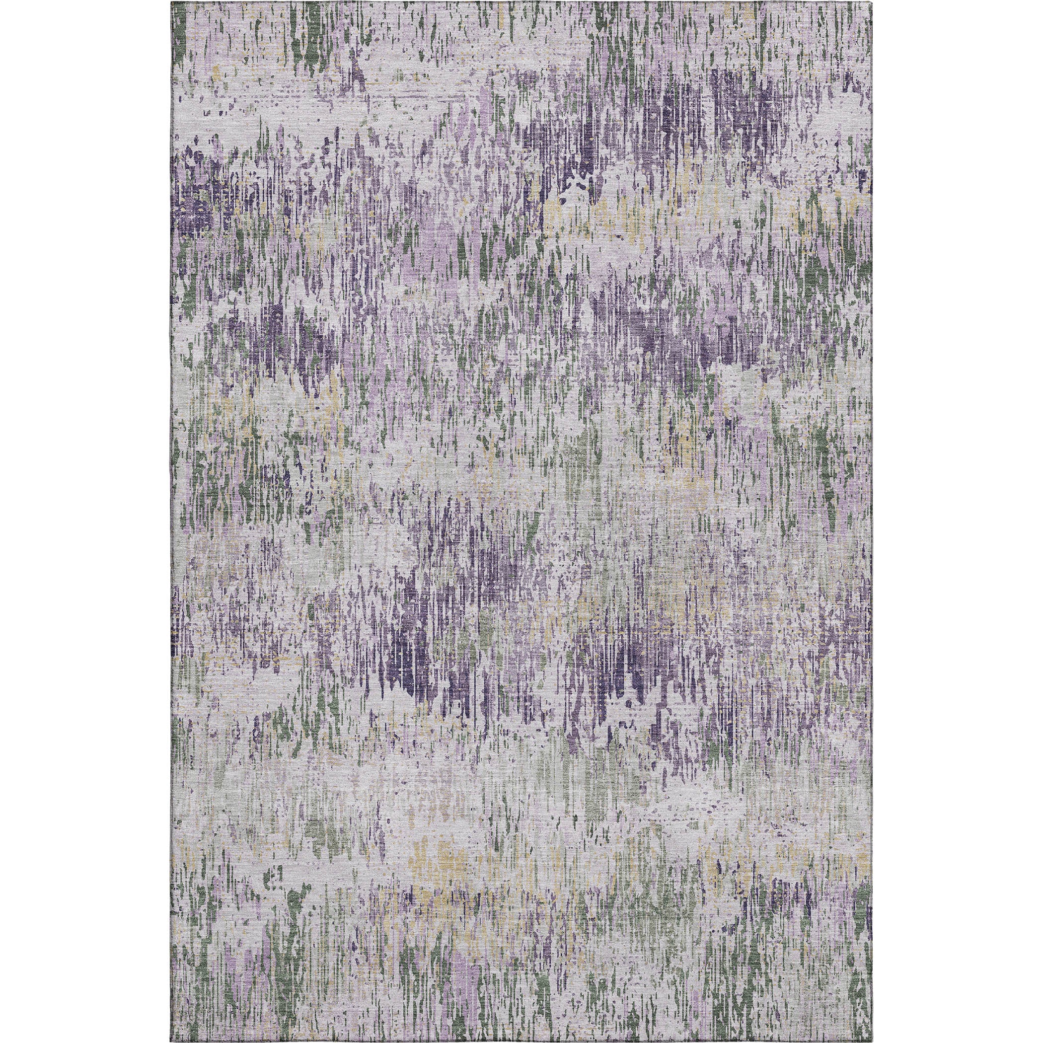 Salzburg Machine Washable Transitional Lavender Purple Rug 2'6" x 3'10" #shape_Rectangle