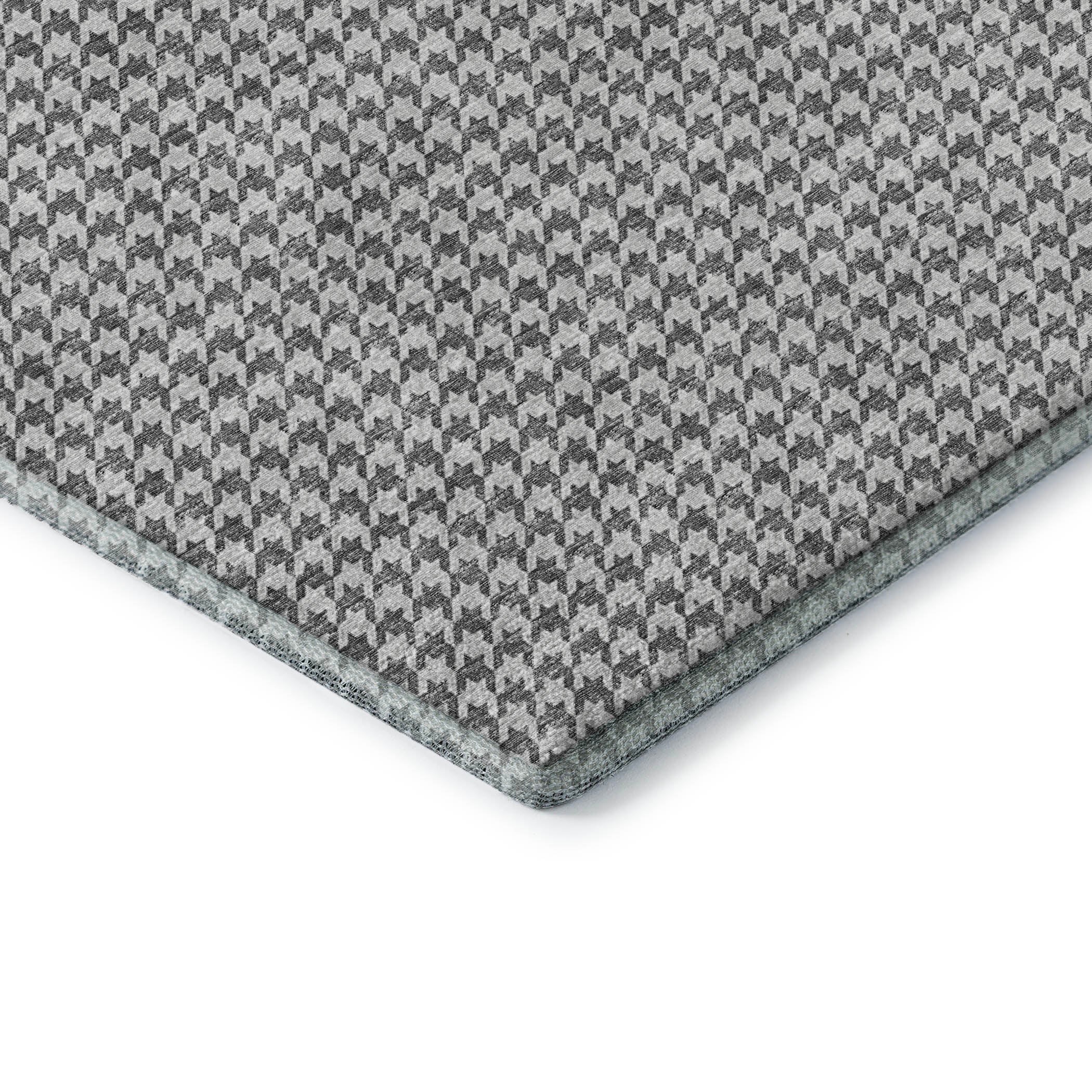 Mdina Machine Washable Transitional Gray Rug 1'8" x 2'6" #shape_Rectangle