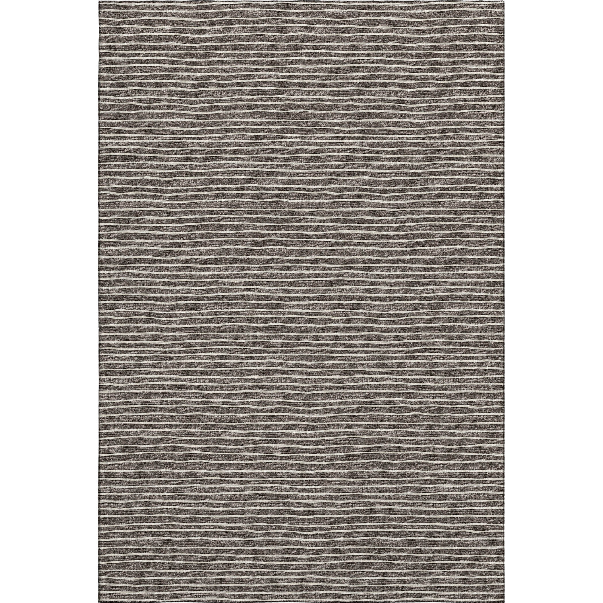 Colombo Machine Washable Transitional Chocolate Brown Rug 2'6" x 3'10" #shape_Rectangle