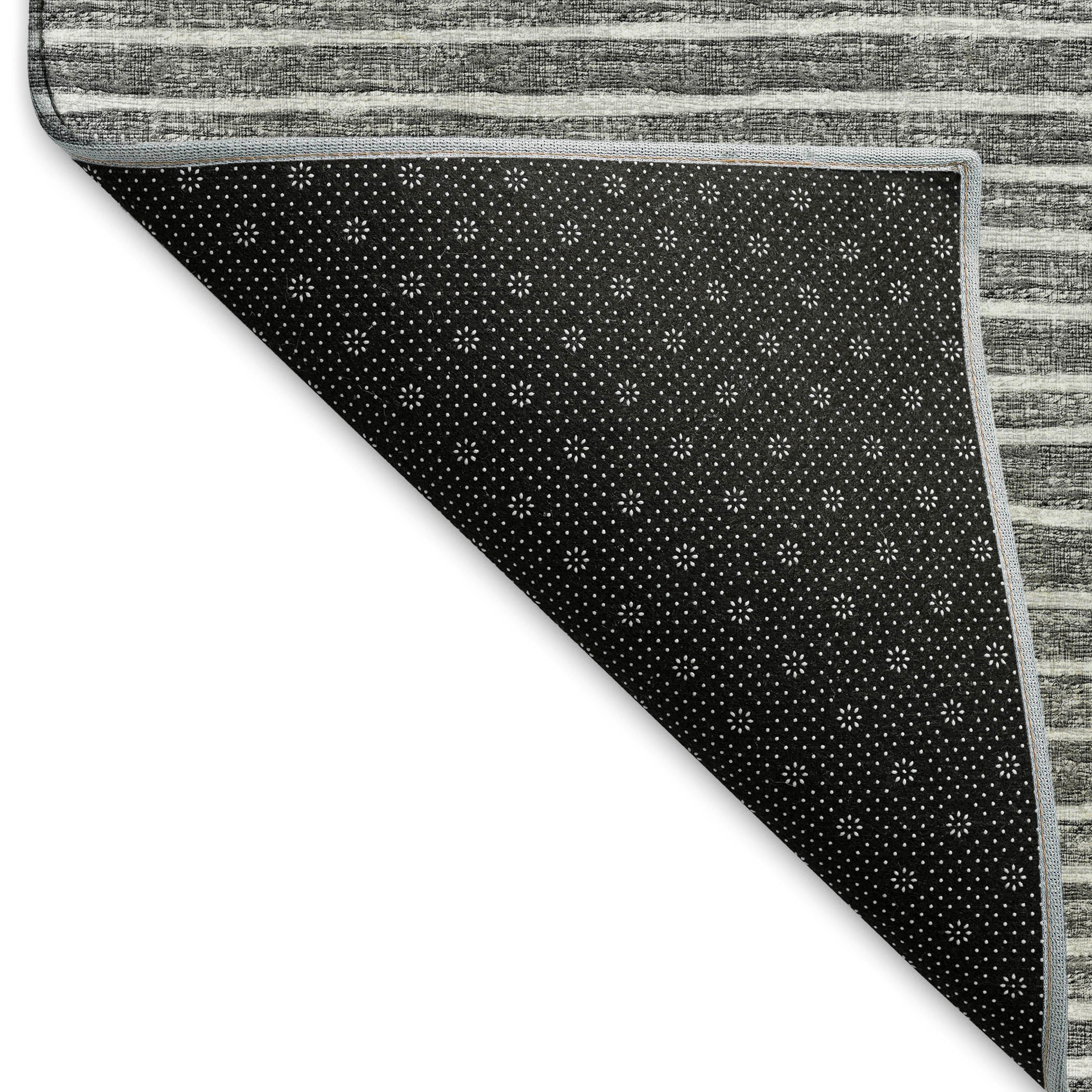 Colombo Machine Washable Transitional Gray Rug 1'8" x 2'6" #shape_Rectangle