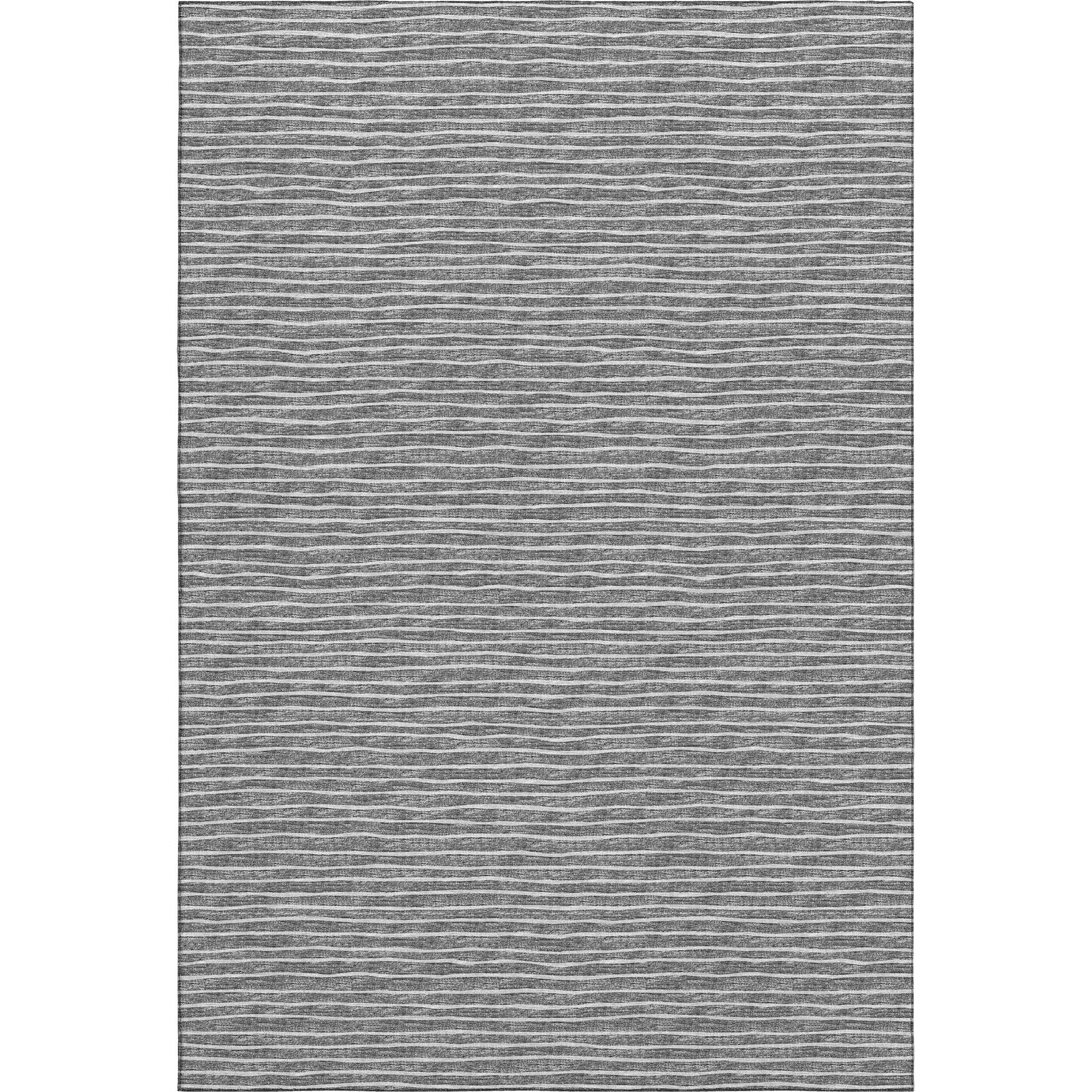 Colombo Machine Washable Transitional Gray Rug 2'6" x 3'10" #shape_Rectangle