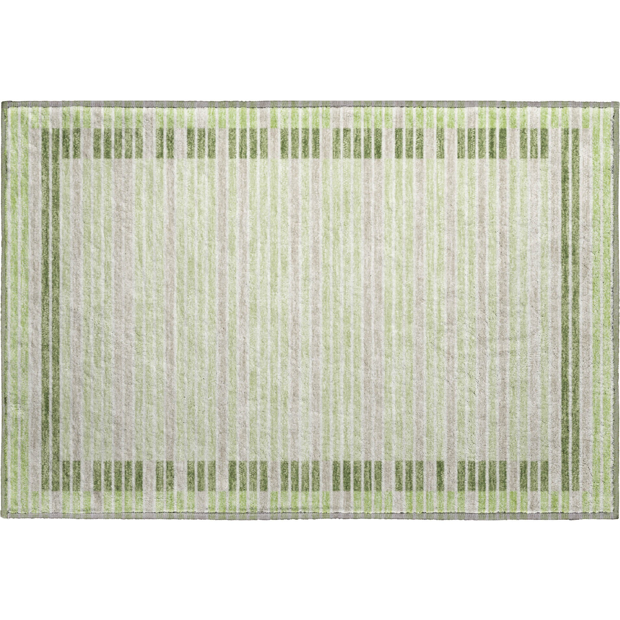 Kyoto Machine Washable Transitional Aloe Green Rug 1'8" x 2'6" #shape_Rectangle