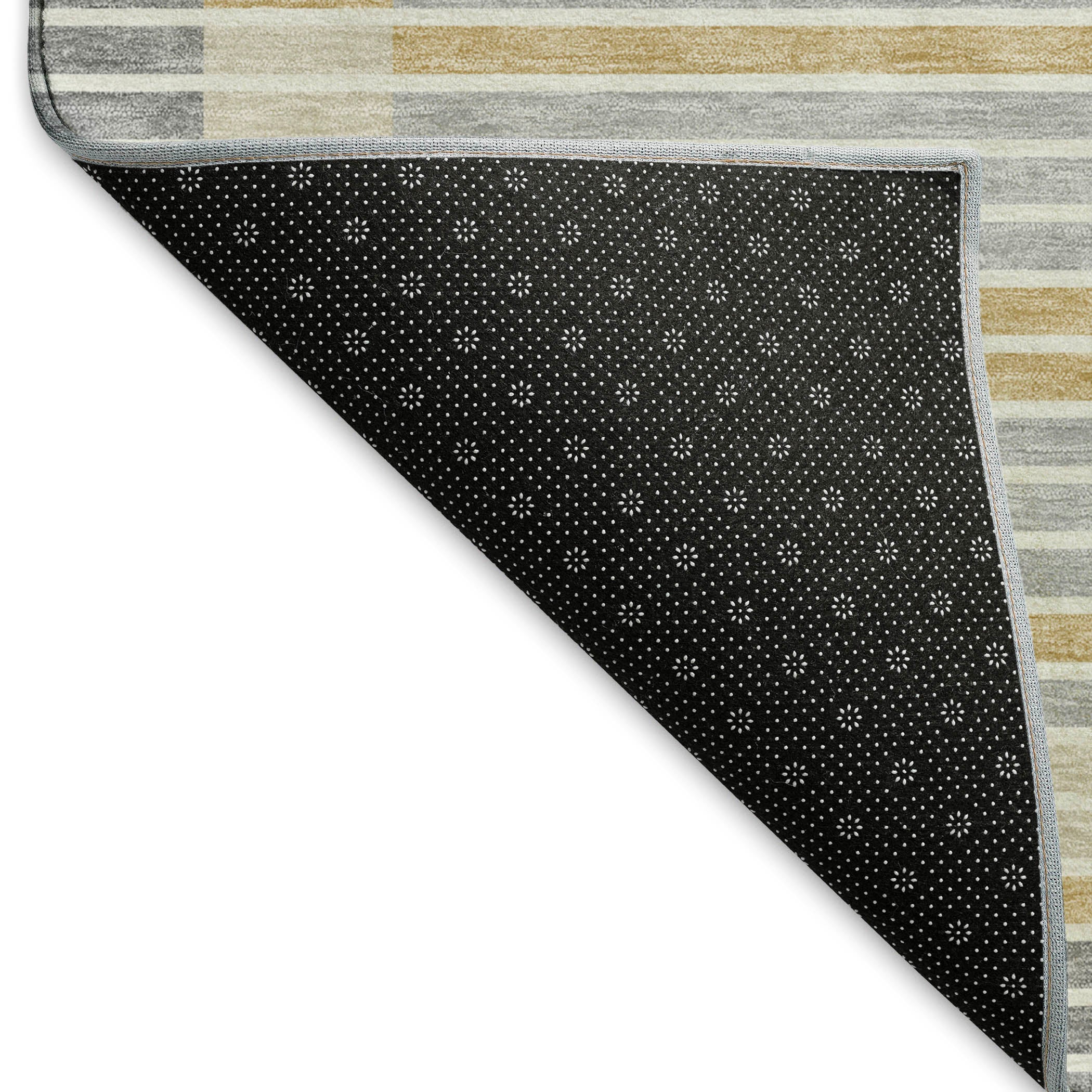 Kyoto Machine Washable Transitional Gray Rug 1'8" x 2'6" #shape_Rectangle