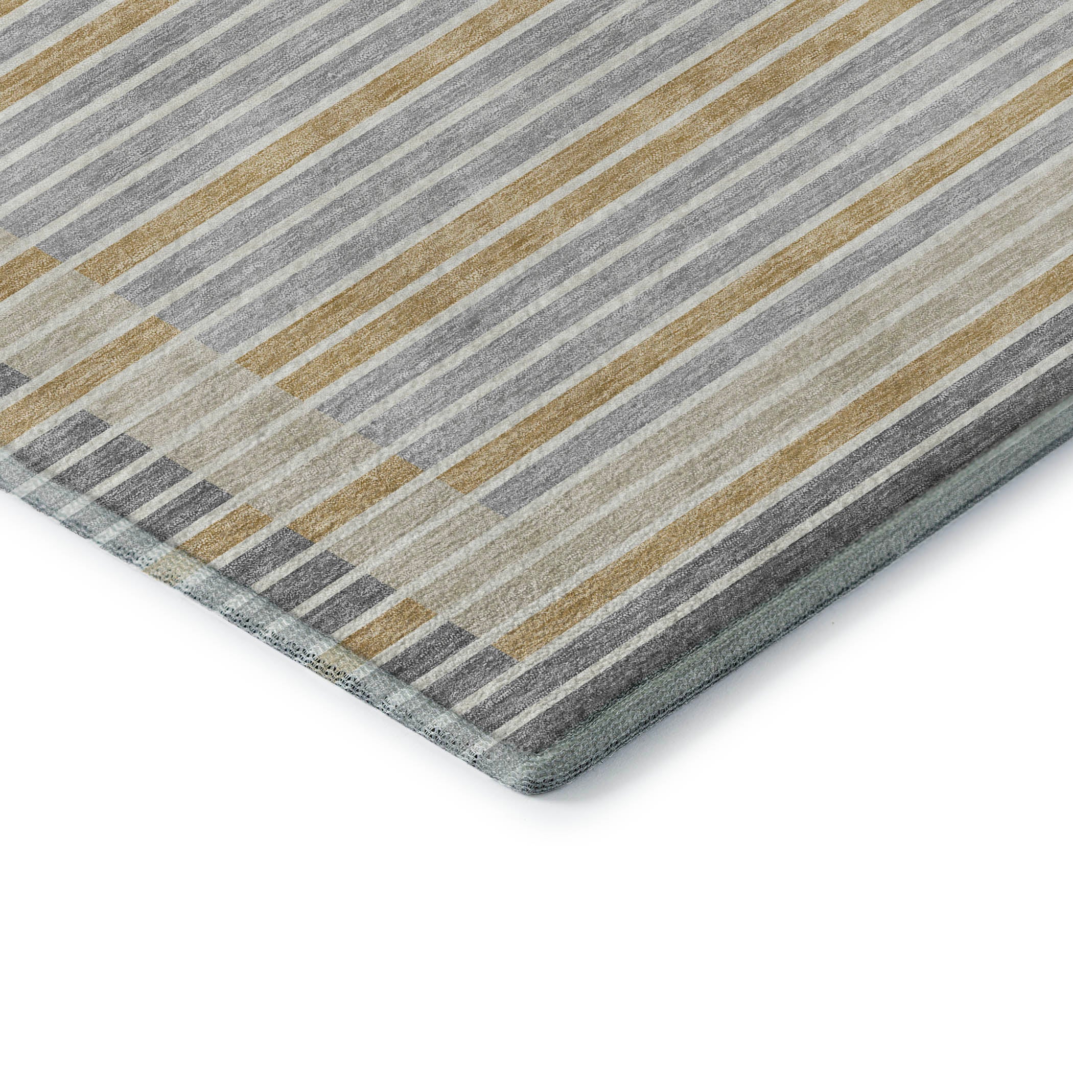 Kyoto Machine Washable Transitional Gray Rug 1'8" x 2'6" #shape_Rectangle