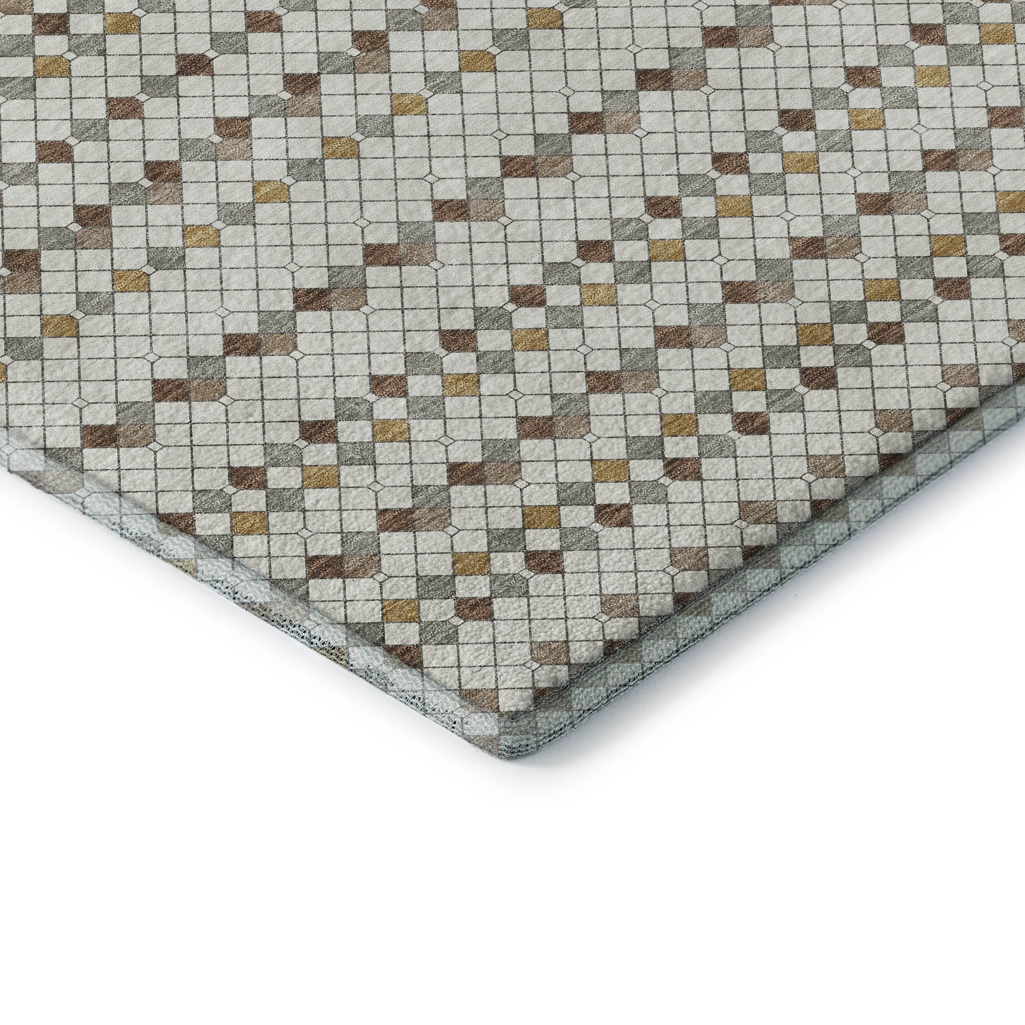 Kathmandu Machine Washable Transitional Ivory Rug 1'8" x 2'6" #shape_Rectangle