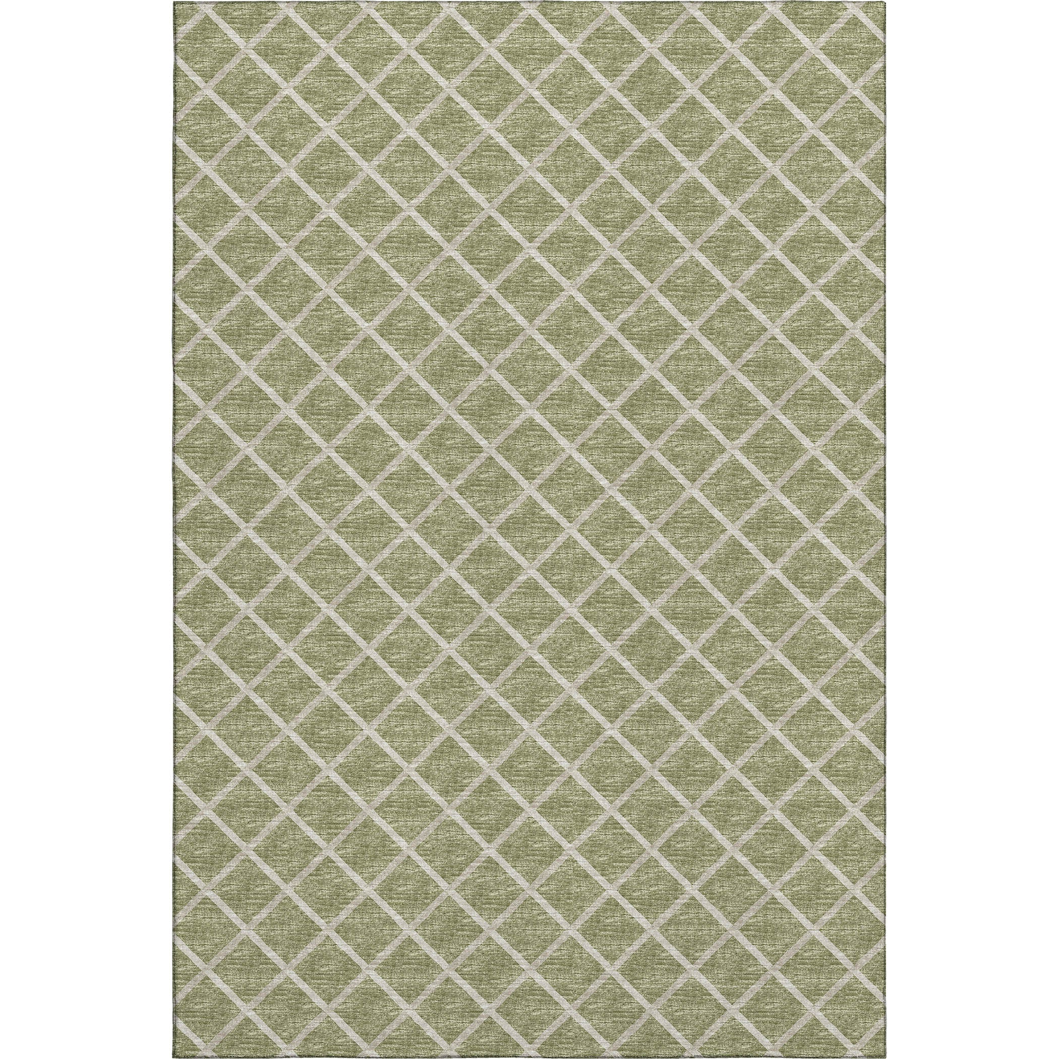 Oaxaca Machine Washable Transitional Aloe Green Rug 2'6" x 3'10" #shape_Rectangle