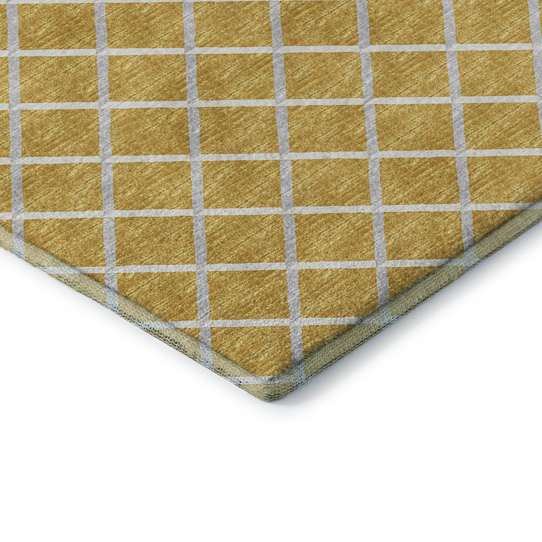 Oaxaca Machine Washable Transitional Gold Rug 1'8" x 2'6" #shape_Rectangle
