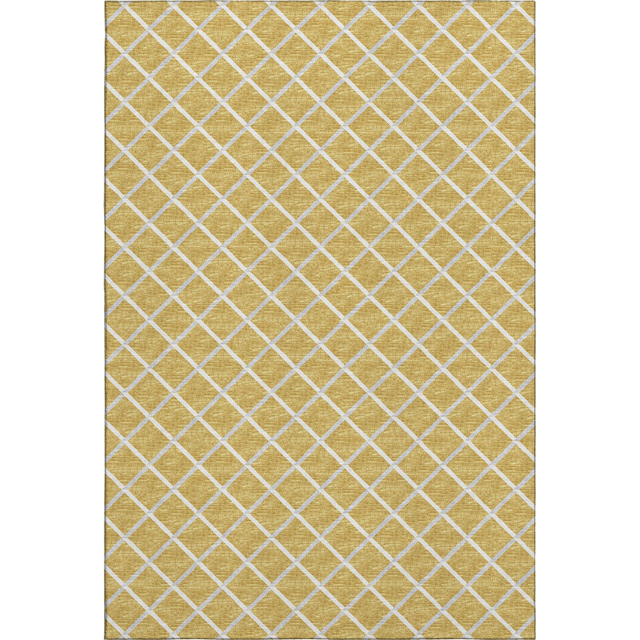 Oaxaca Machine Washable Transitional Gold Rug 2'6" x 3'10" #shape_Rectangle