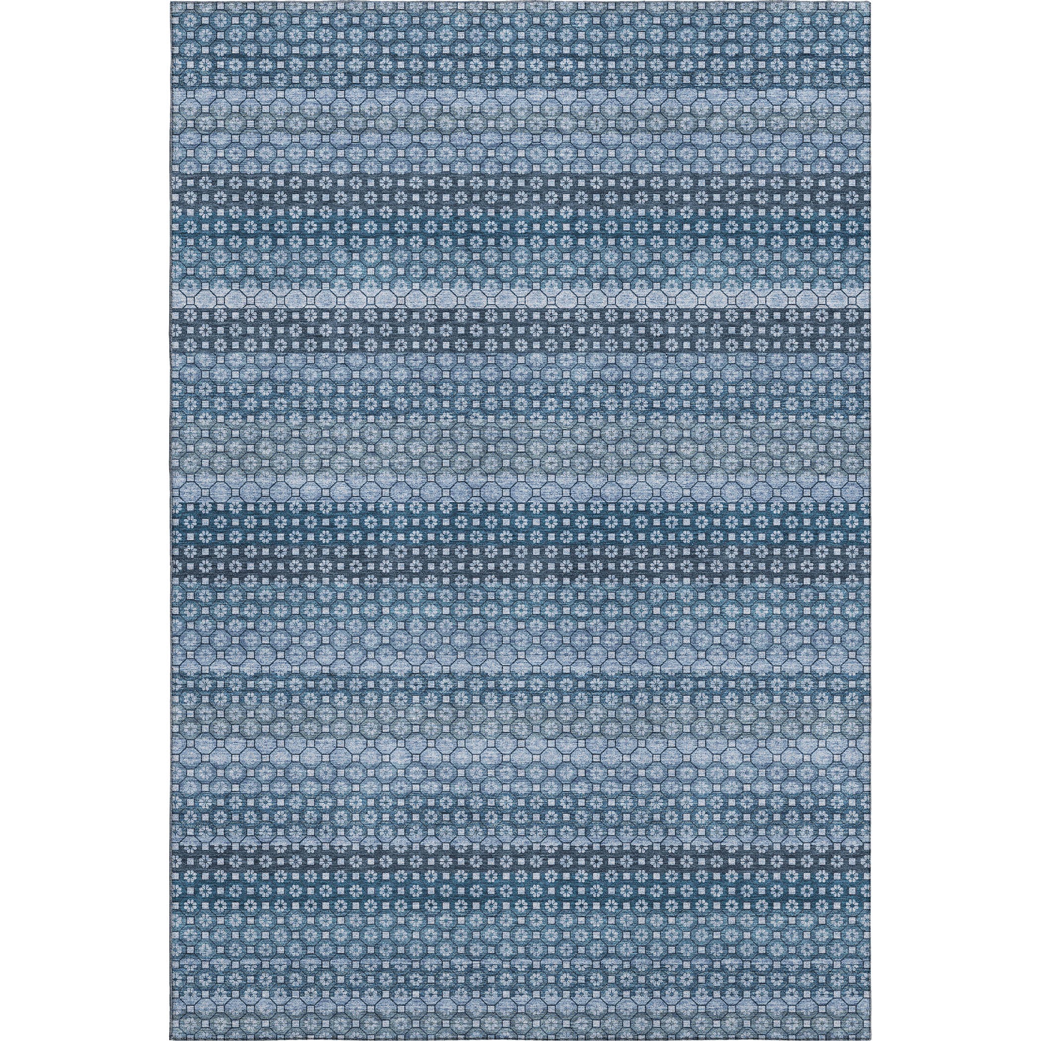 Tallinn Machine Washable Transitional Denim Blue Rug 2'6" x 3'10" #shape_Rectangle