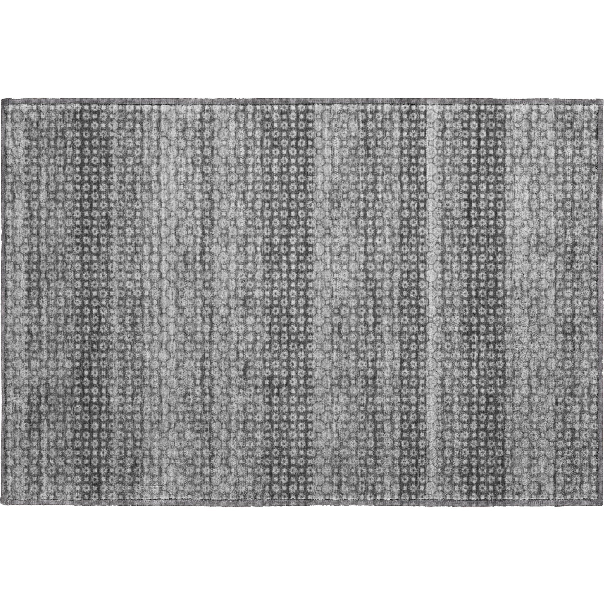 Tallinn Machine Washable Transitional Gray Rug 1'8" x 2'6" #shape_Rectangle
