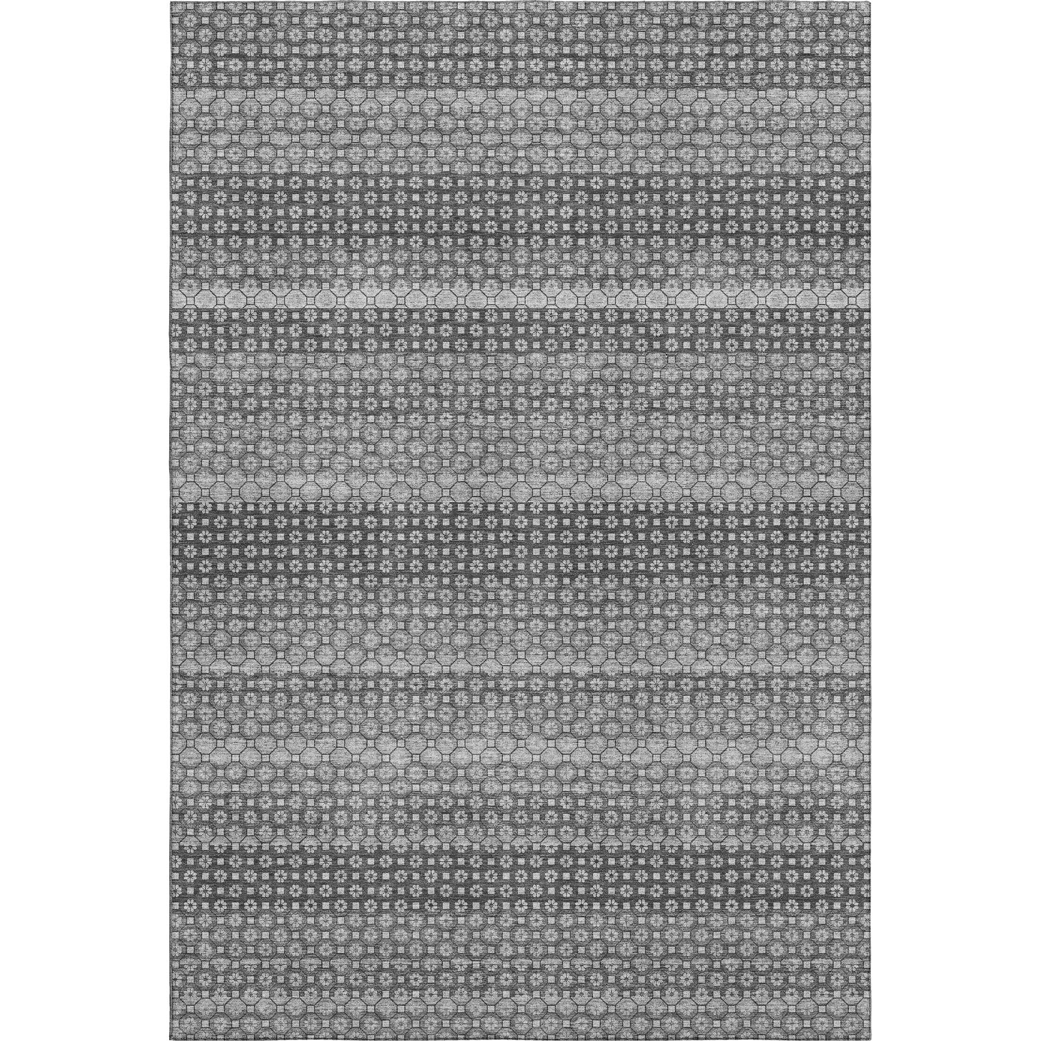 Tallinn Machine Washable Transitional Gray Rug 2'6" x 3'10" #shape_Rectangle