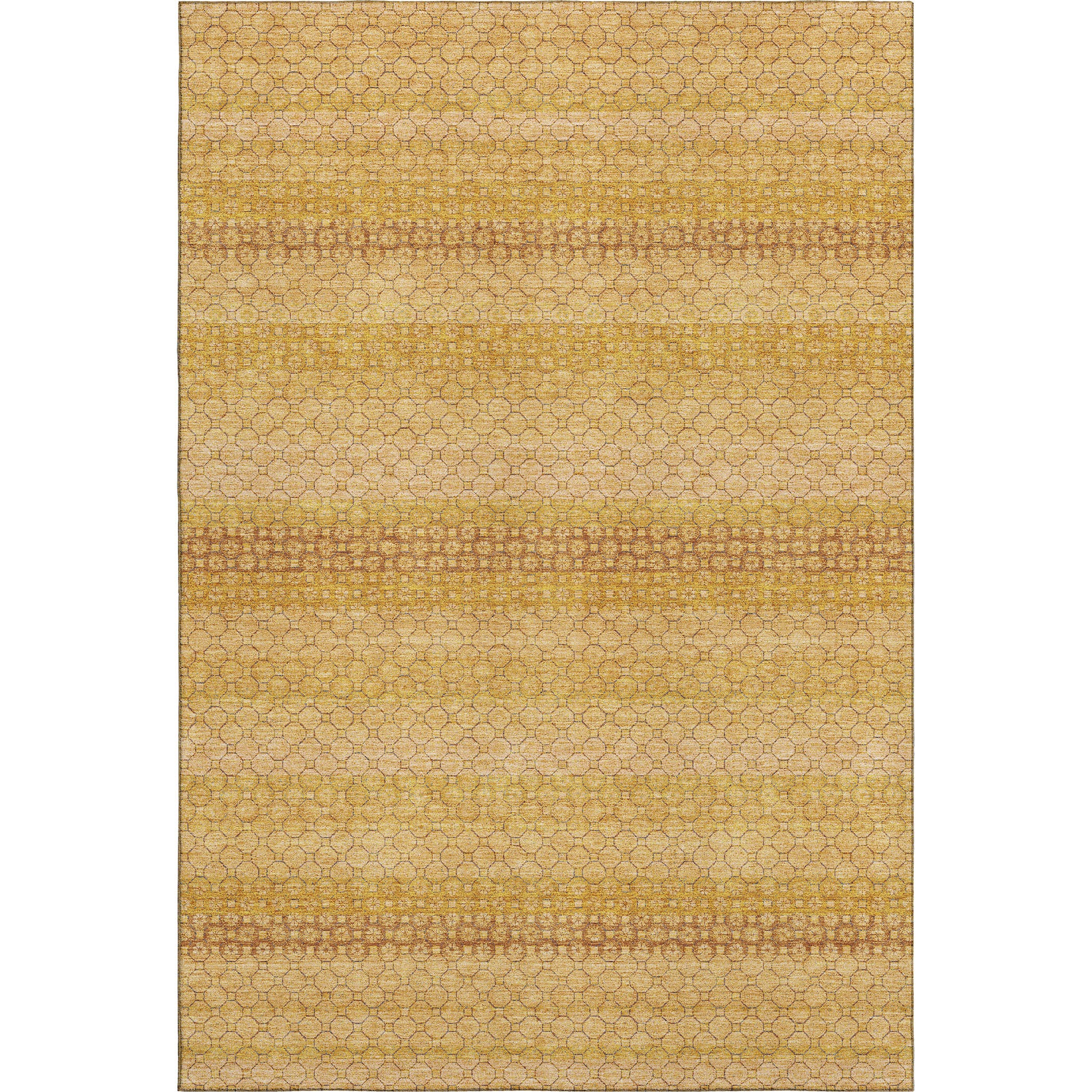 Tallinn Machine Washable Transitional Wheat Gold Rug 2'6" x 3'10" #shape_Rectangle