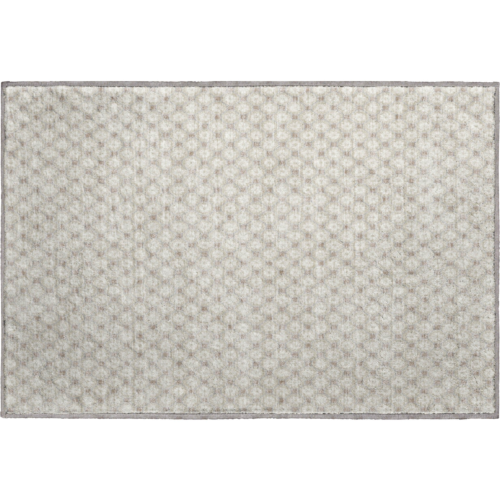 Siena Machine Washable Transitional Beige Brown Rug 1'8" x 2'6" #shape_Rectangle