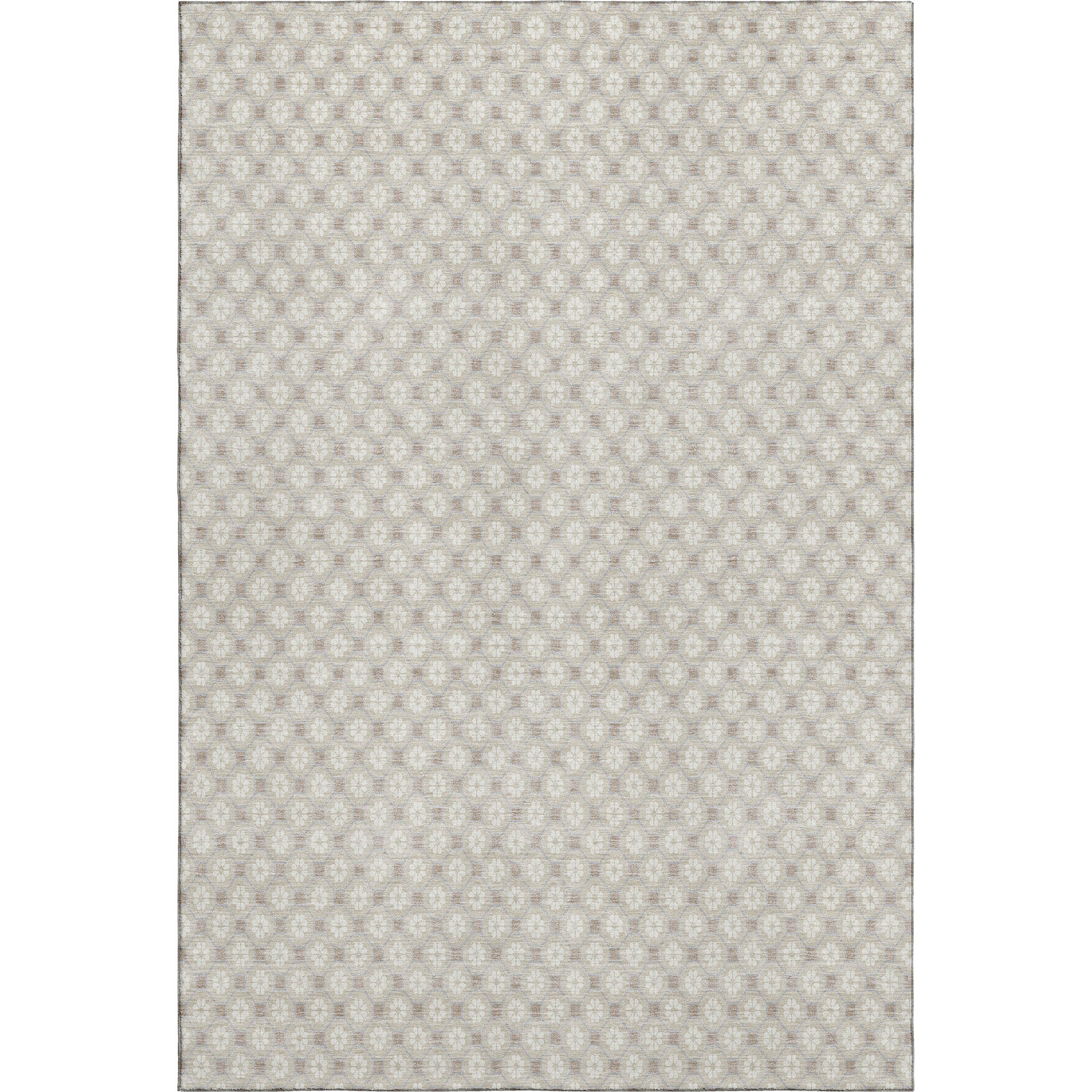 Siena Machine Washable Transitional Beige Brown Rug 2'6" x 3'10" #shape_Rectangle