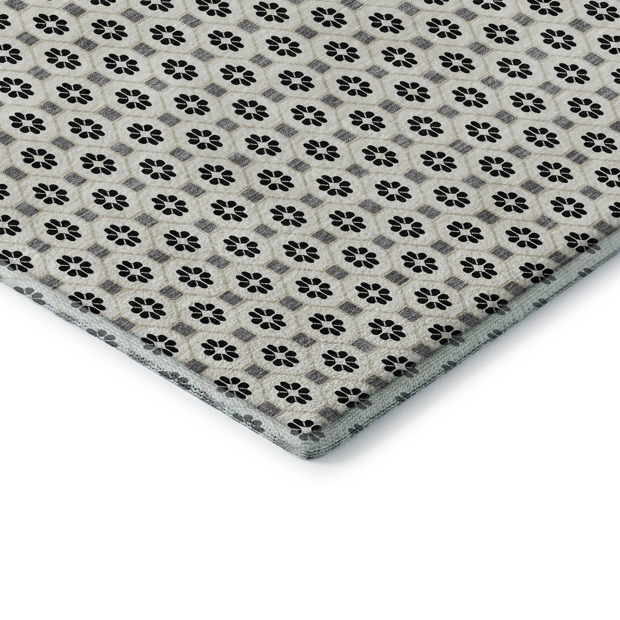 Siena Machine Washable Transitional Ivory Rug 1'8" x 2'6" #shape_Rectangle