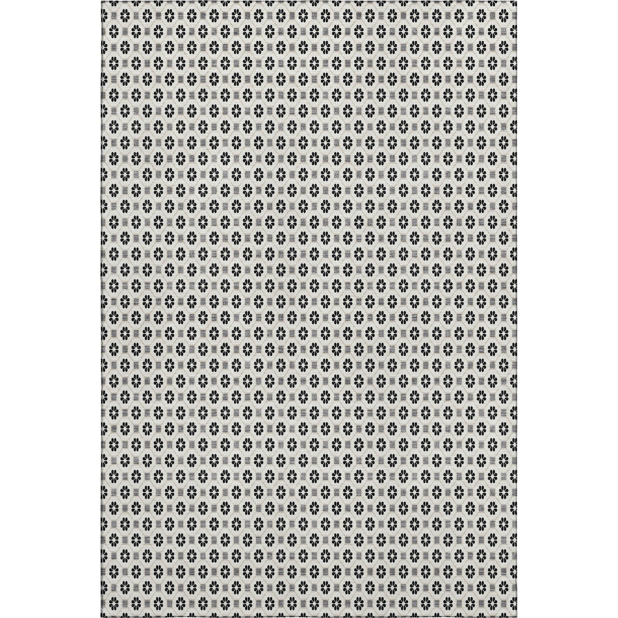 Siena Machine Washable Transitional Ivory Rug 2'6" x 3'10" #shape_Rectangle