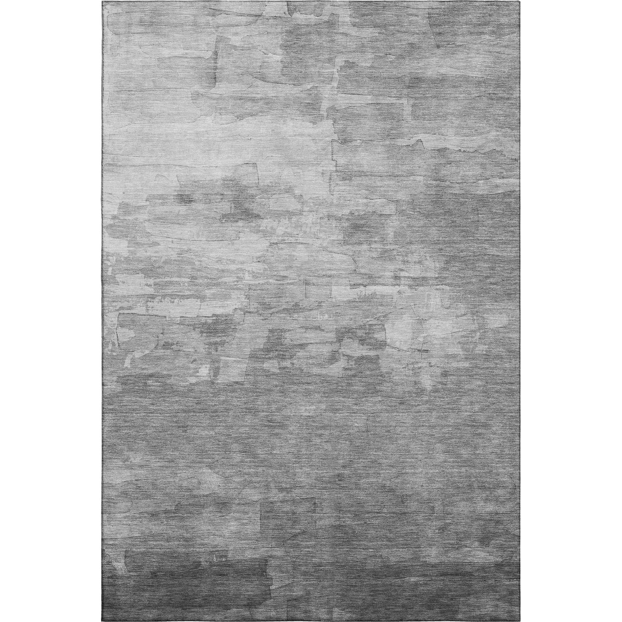Budapest Machine Washable Transitional Gray Rug 2'6" x 3'10" #shape_Rectangle