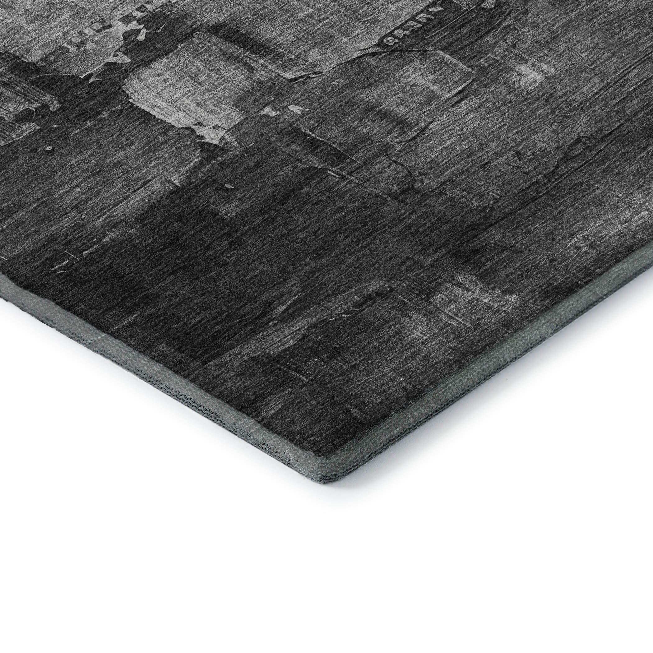 Valletta Machine Washable Transitional Gray Rug 1'8" x 2'6" #shape_Rectangle