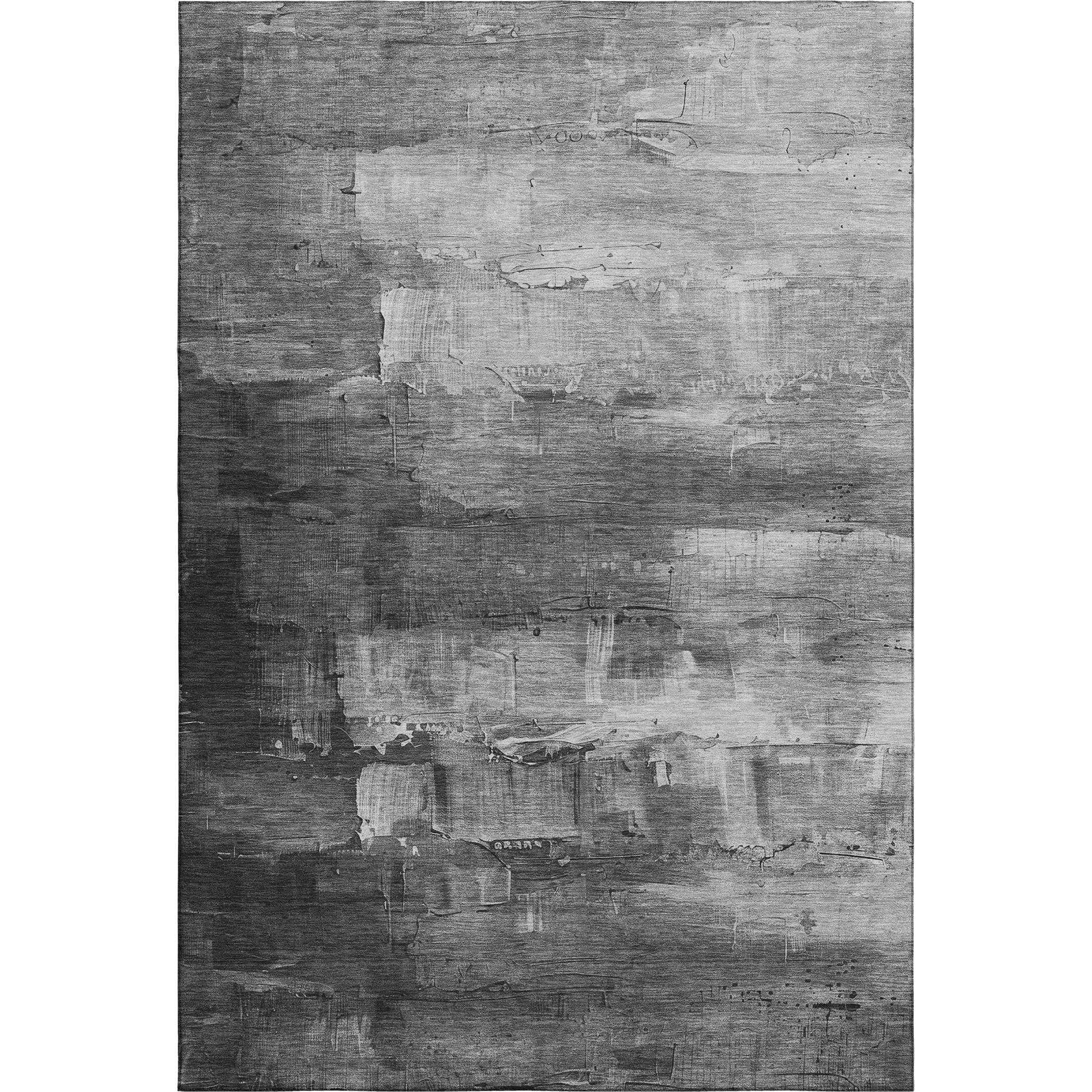 Valletta Machine Washable Transitional Gray Rug 2'6" x 3'10" #shape_Rectangle