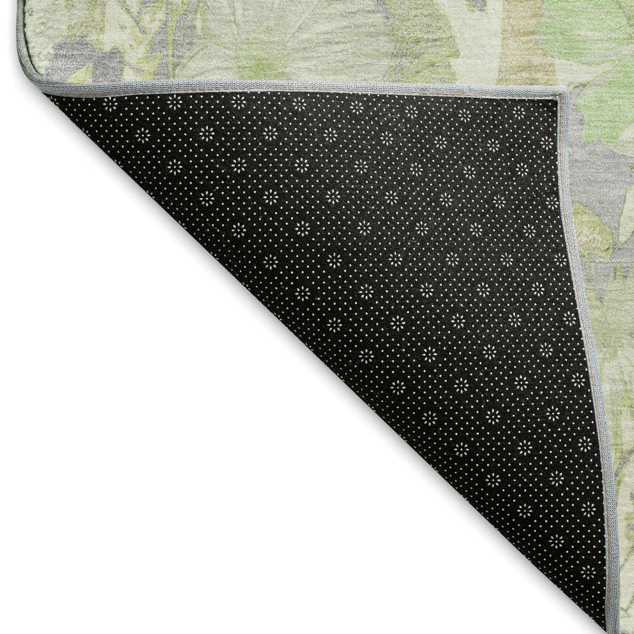 Chiang Mai Machine Washable Transitional Aloe Green Rug 1'8" x 2'6" #shape_Rectangle