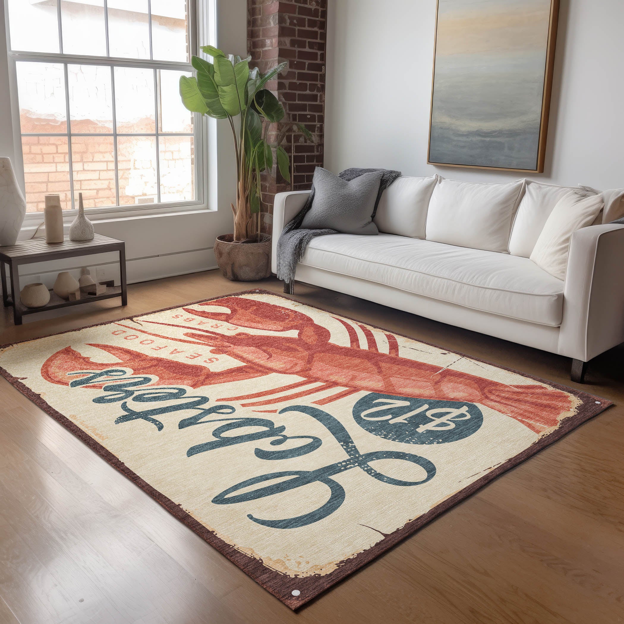 Seoul Machine Washable Coastal Beige Rug 2'6" x 3'10" #shape_Rectangle