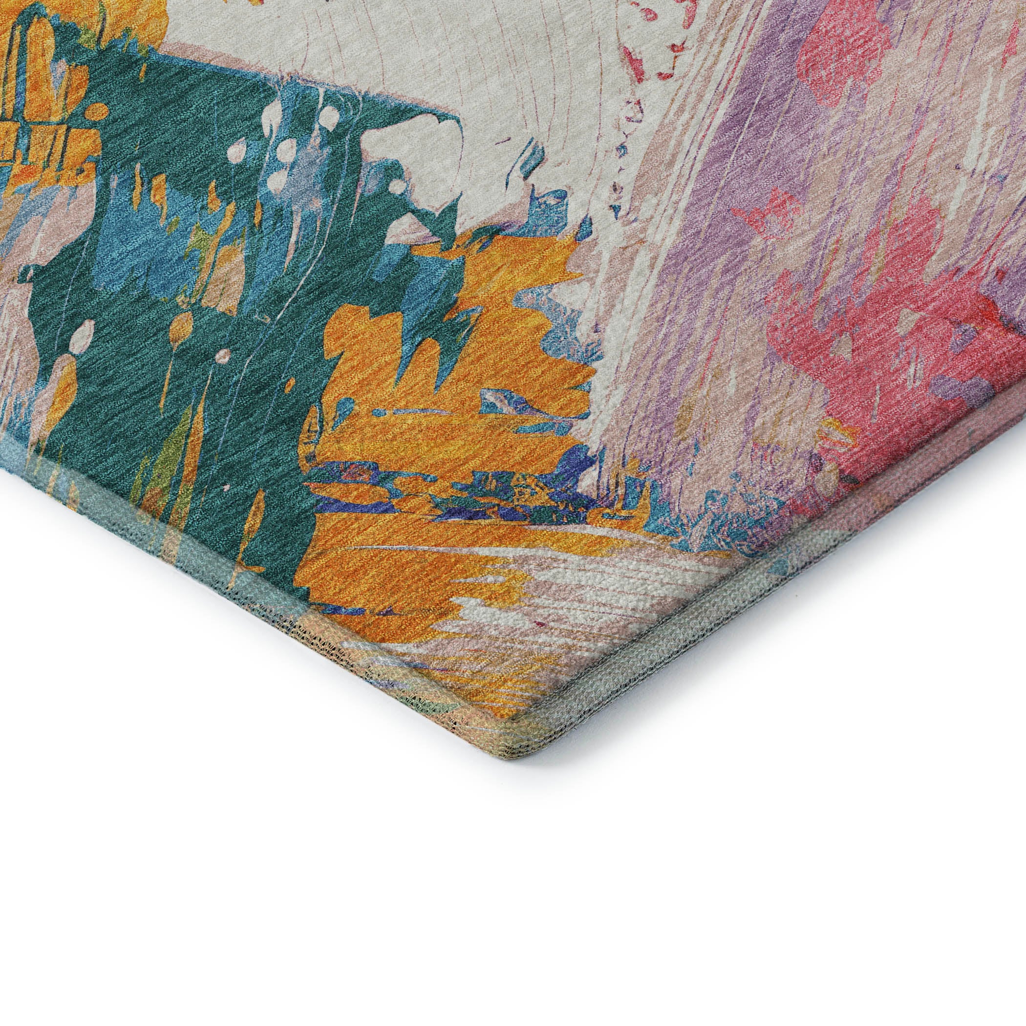 Mostar Machine Washable Transitional Gold Rug 1'8" x 2'6" #shape_Rectangle