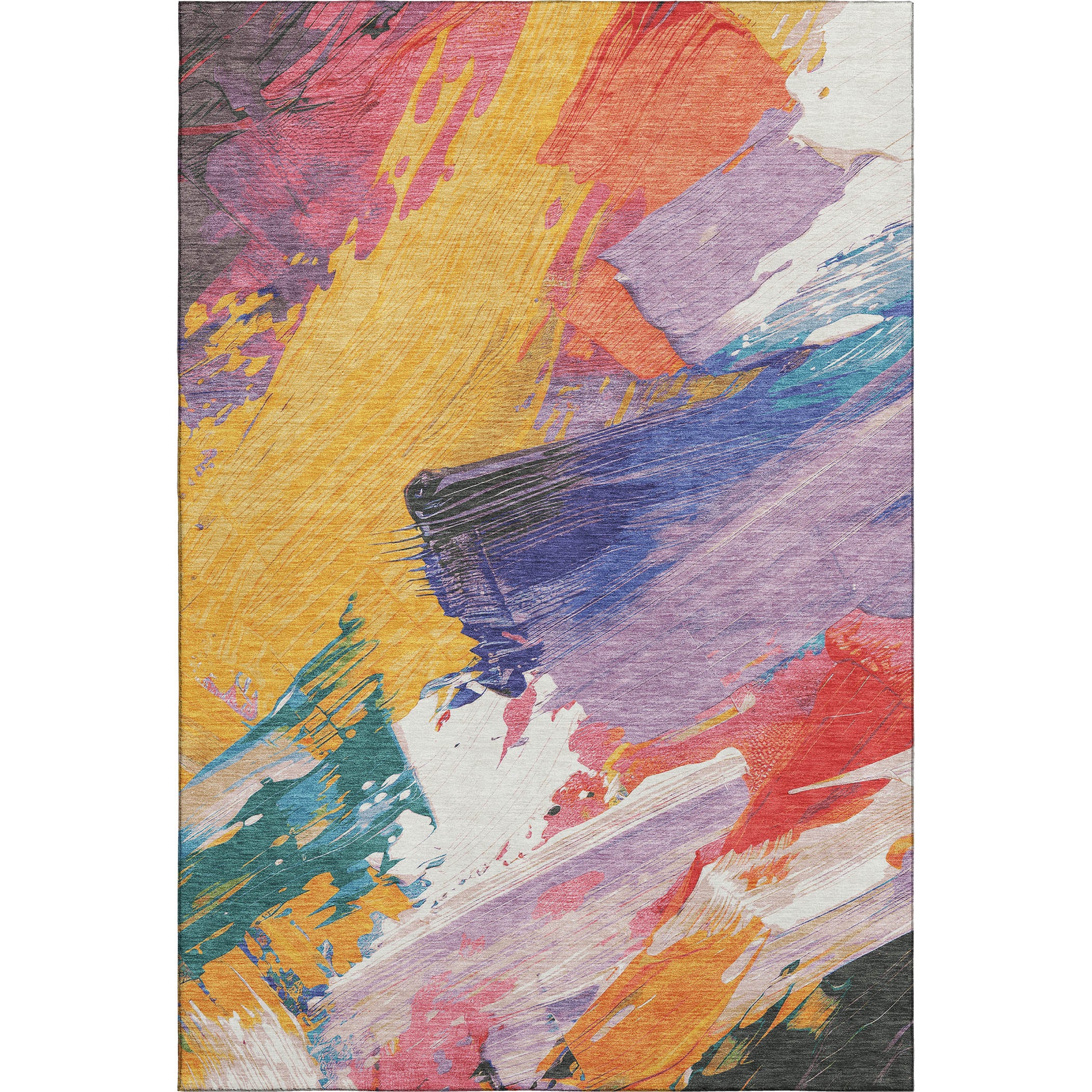 Mostar Machine Washable Transitional Gold Rug 2'6" x 3'10" #shape_Rectangle