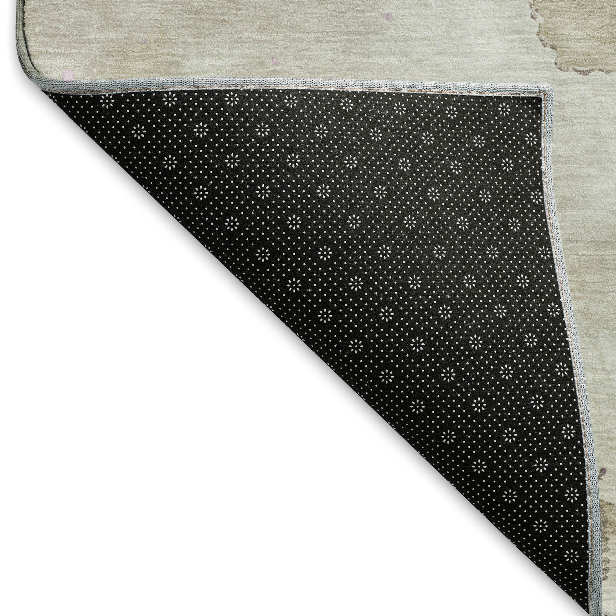 Seville Machine Washable Transitional Taupe Brown Rug 1'8" x 2'6" #shape_Rectangle