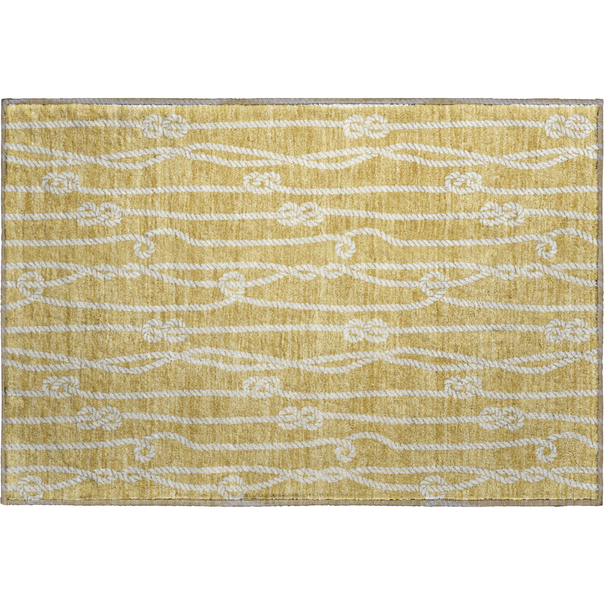 Reykjavik Machine Washable Coastal Gold Rug 1'8" x 2'6" #shape_Rectangle