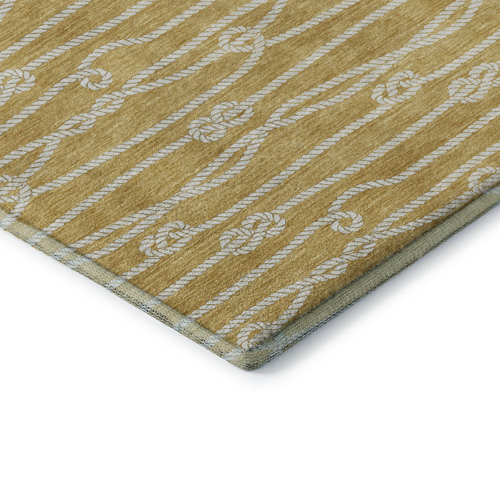 Reykjavik Machine Washable Coastal Gold Rug 1'8" x 2'6" #shape_Rectangle