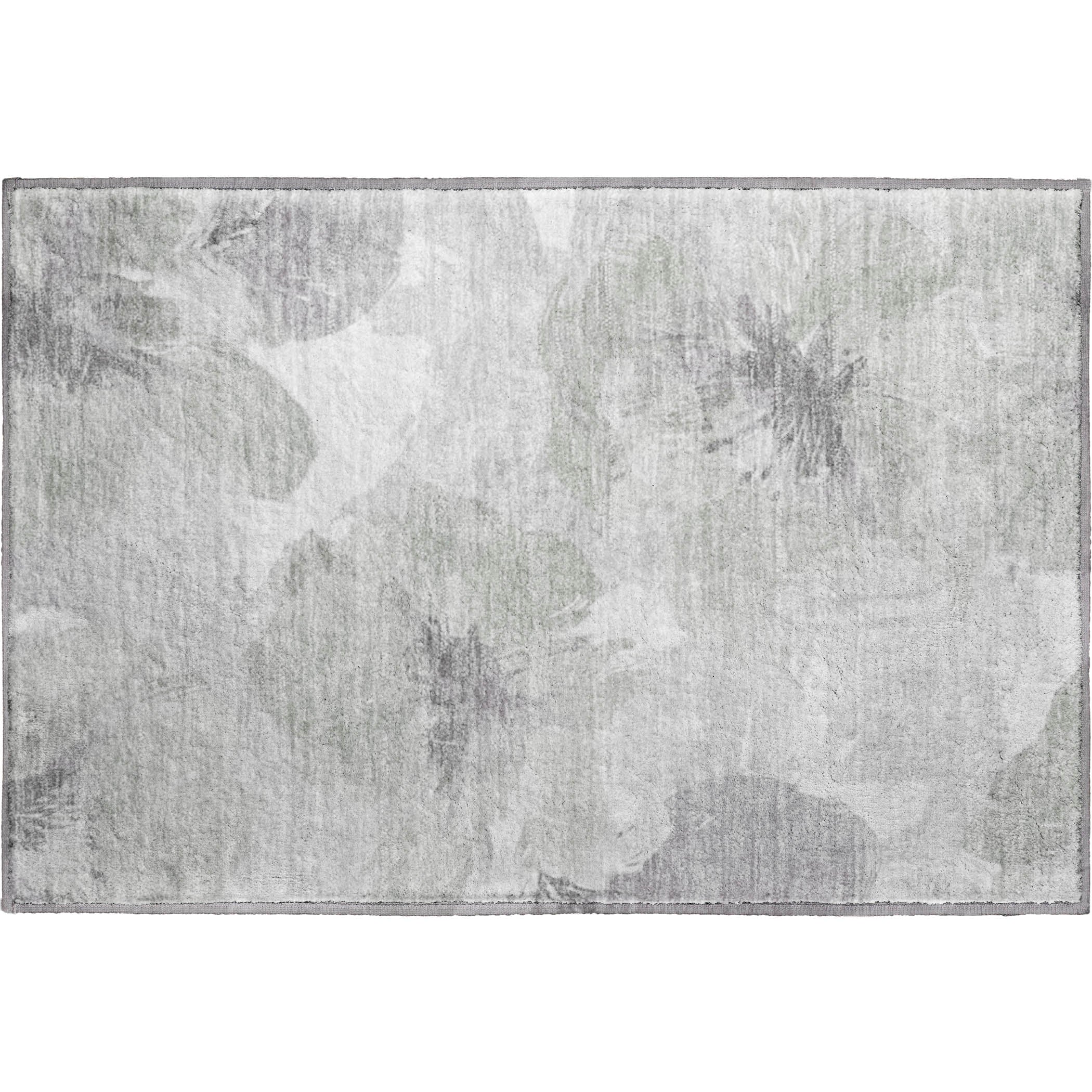 Split Machine Washable Transitional Putty Ivory Rug 1'8" x 2'6" #shape_Rectangle