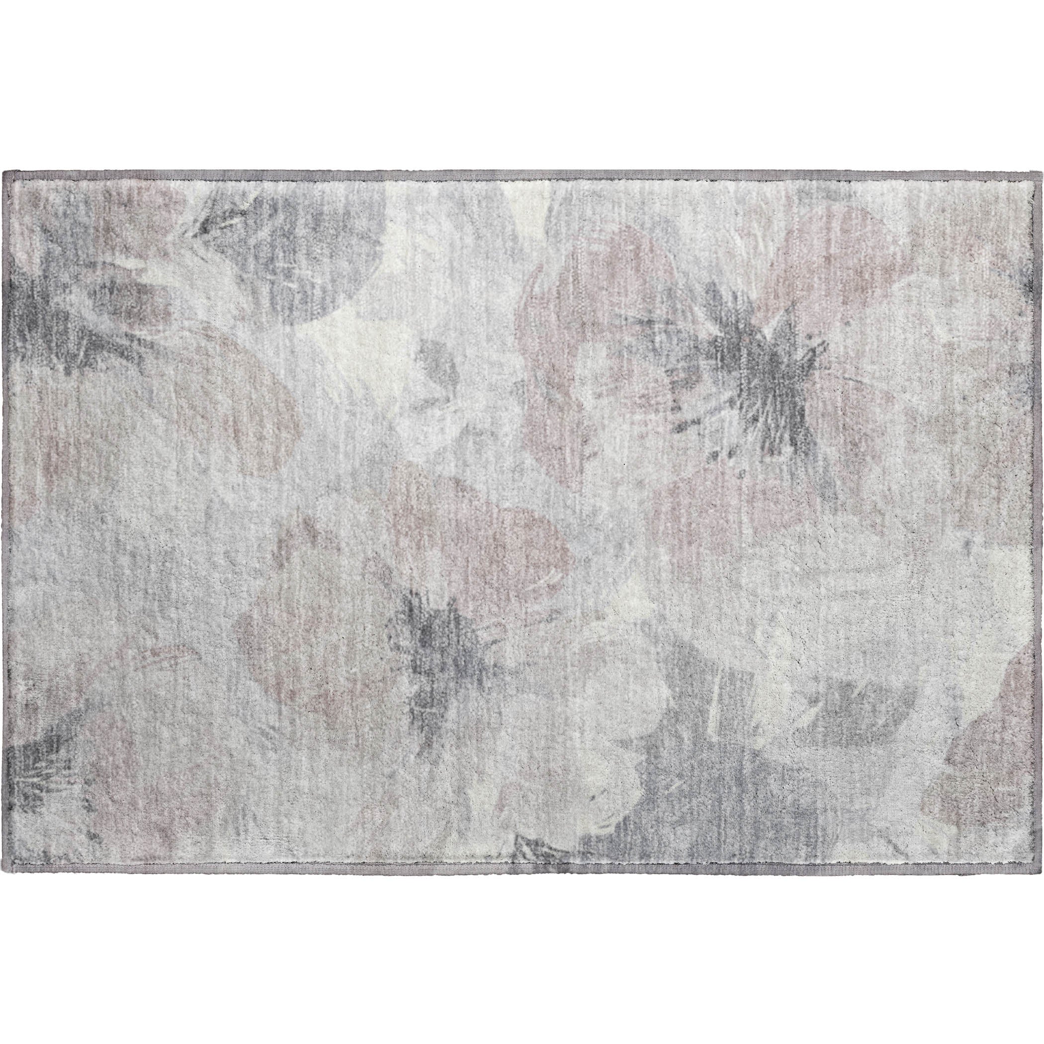 Split Machine Washable Transitional Taupe Brown Rug 1'8" x 2'6" #shape_Rectangle
