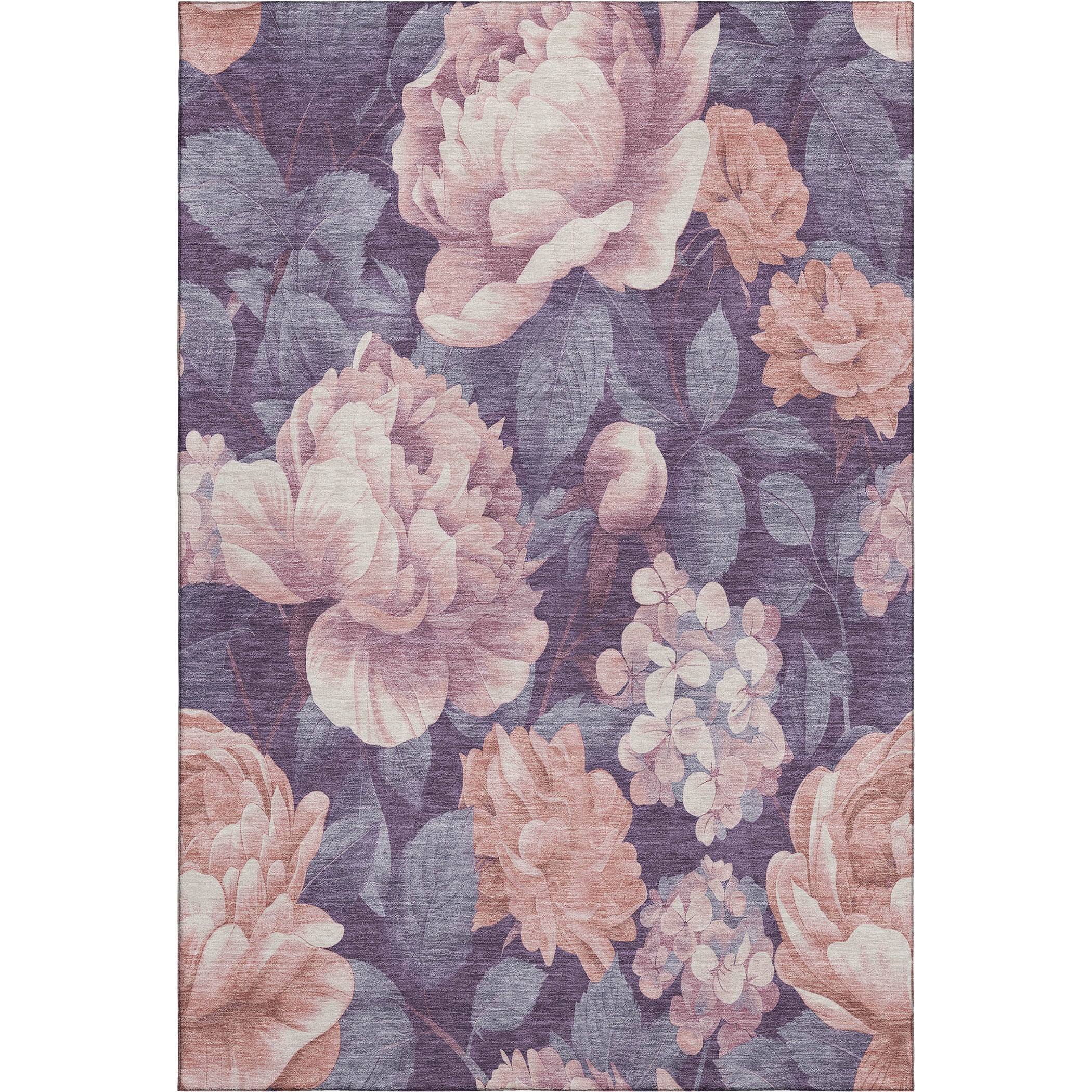 Oslo Machine Washable Transitional Salmon Orange Rug 2'6" x 3'10" #shape_Rectangle