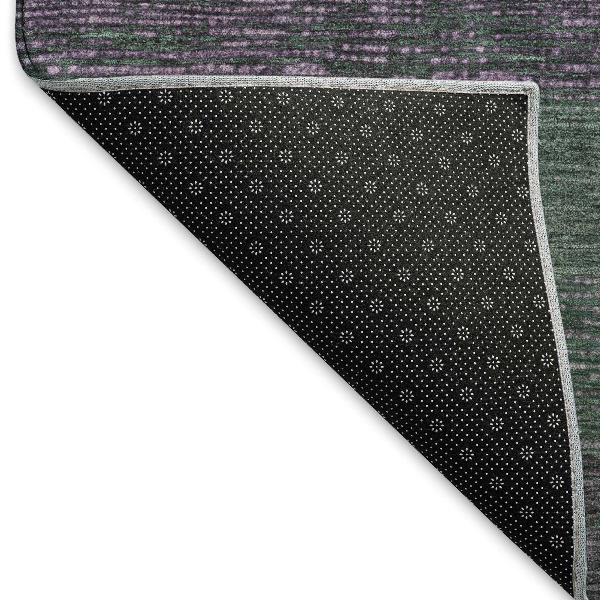 Baku Machine Washable Transitional Purple Rug 1'8" x 2'6" #shape_Rectangle