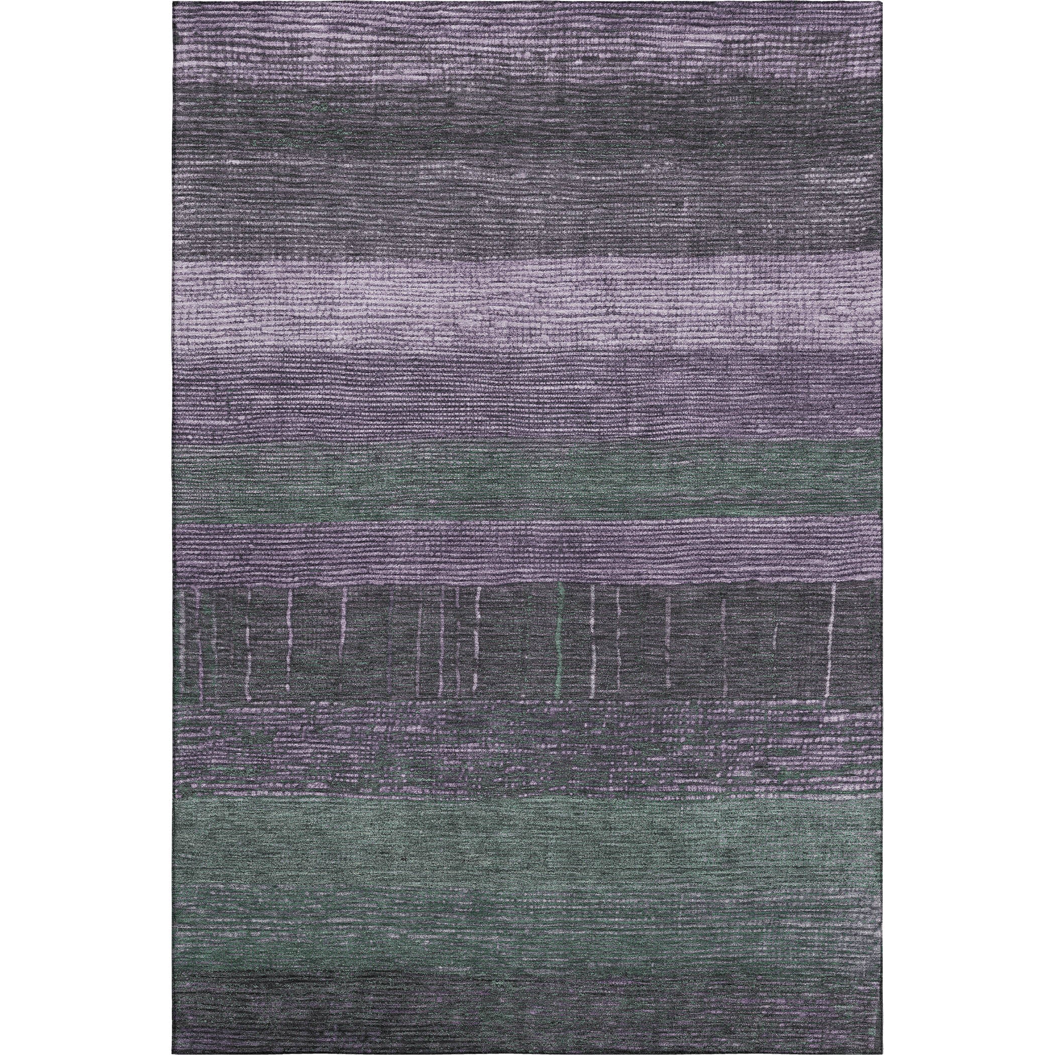 Baku Machine Washable Transitional Purple Rug 2'6" x 3'10" #shape_Rectangle