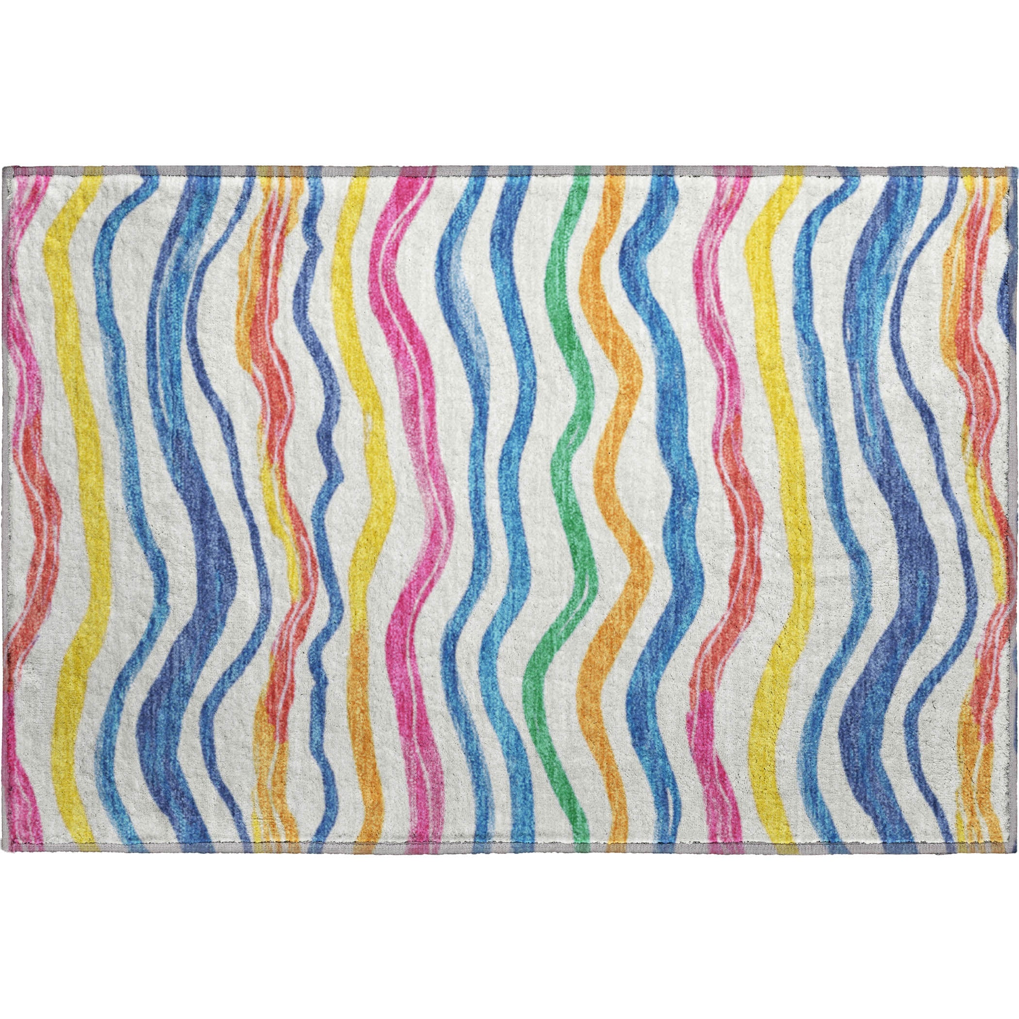 Nairobi Machine Washable Transitional Ivory Rug 1'8" x 2'6" #shape_Rectangle