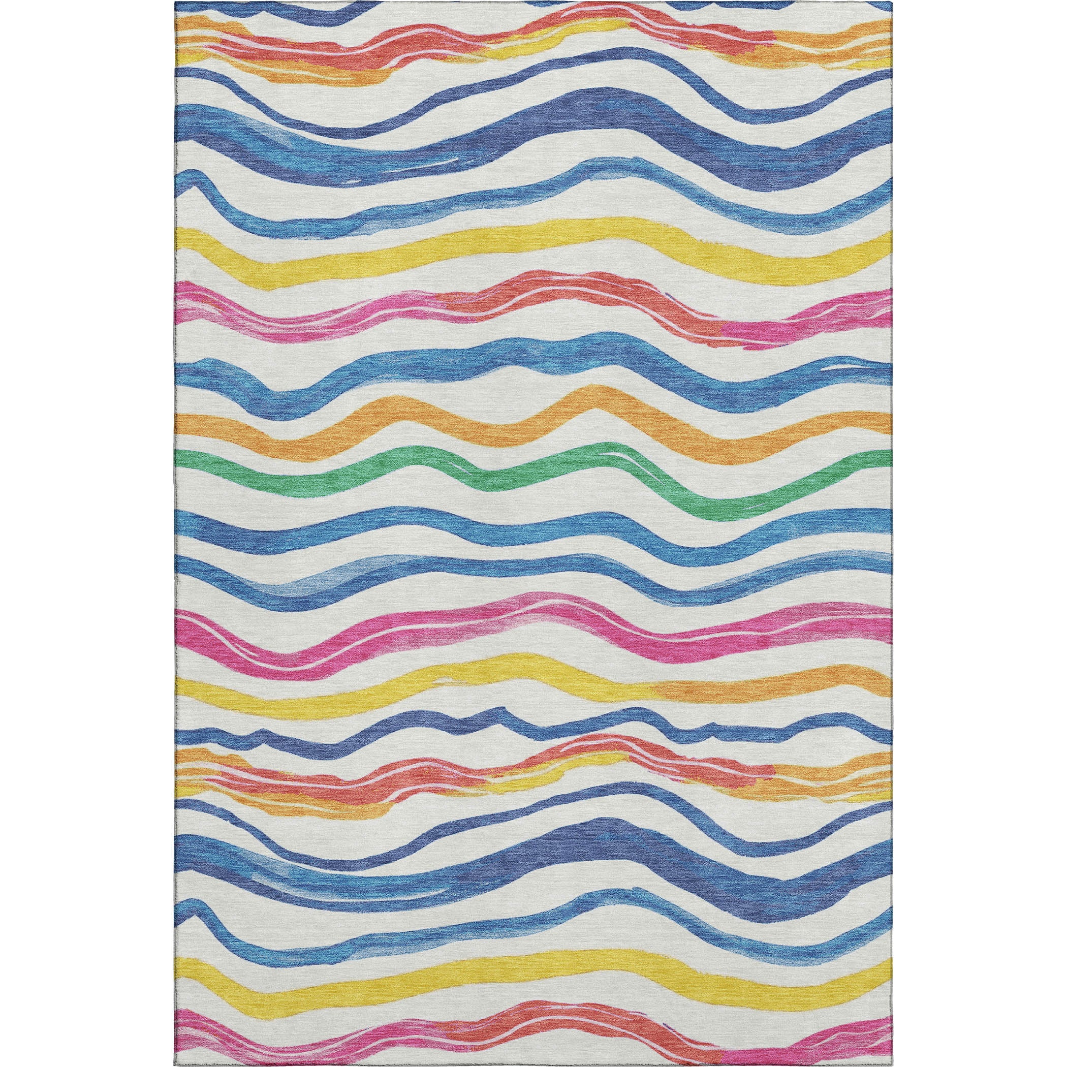Nairobi Machine Washable Transitional Ivory Rug 2'6" x 3'10" #shape_Rectangle