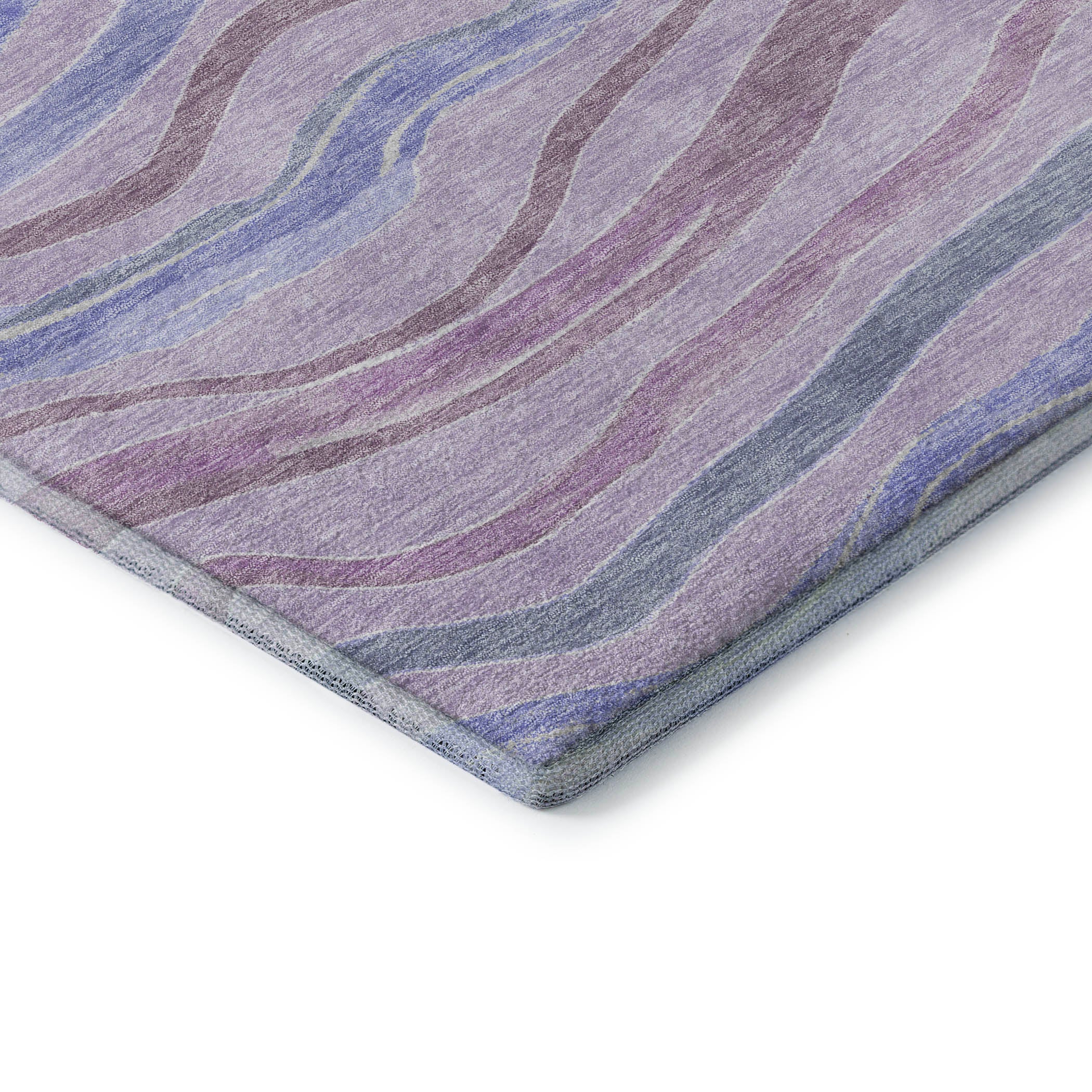 Nairobi Machine Washable Transitional Lavender Purple Rug 1'8" x 2'6" #shape_Rectangle