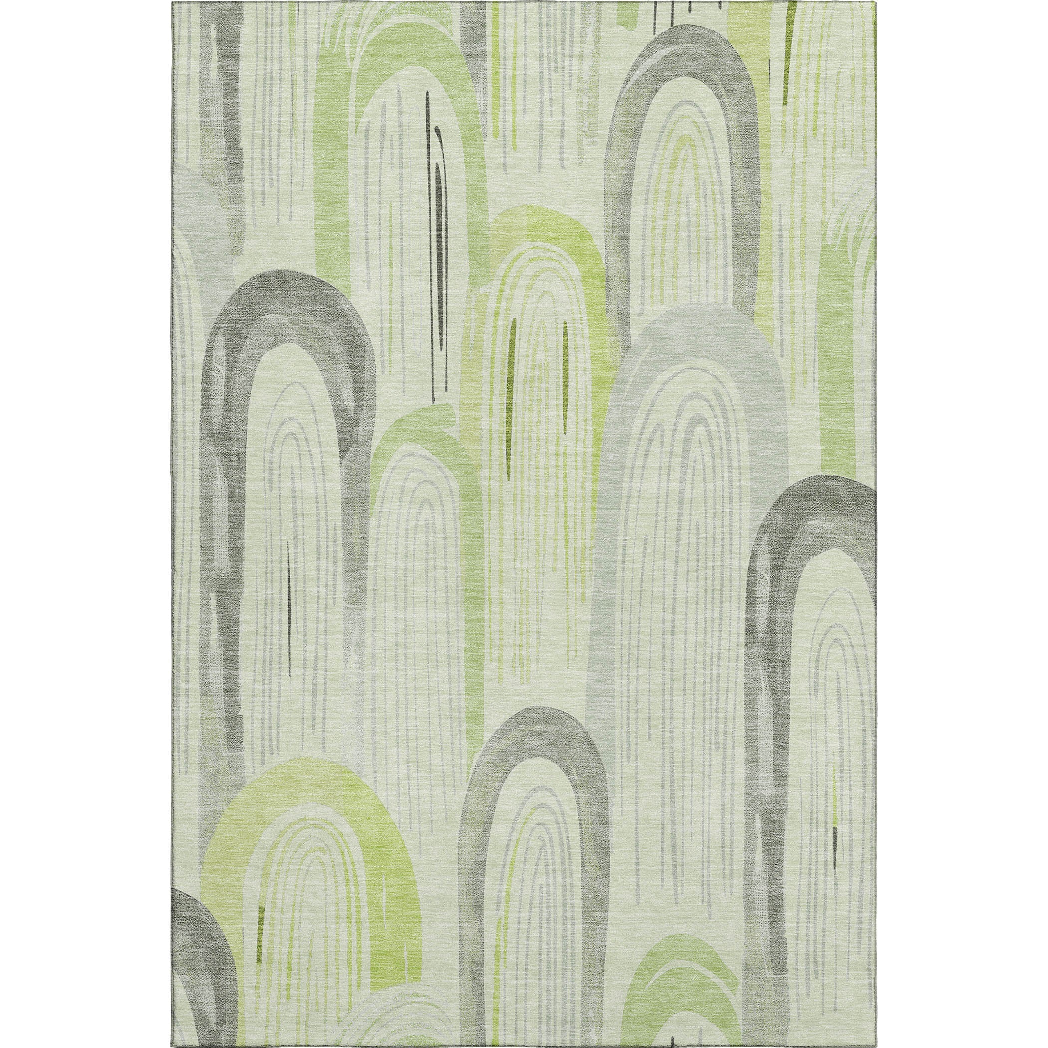 Ghent Machine Washable Transitional Aloe Green Rug 2'6" x 3'10" #shape_Rectangle