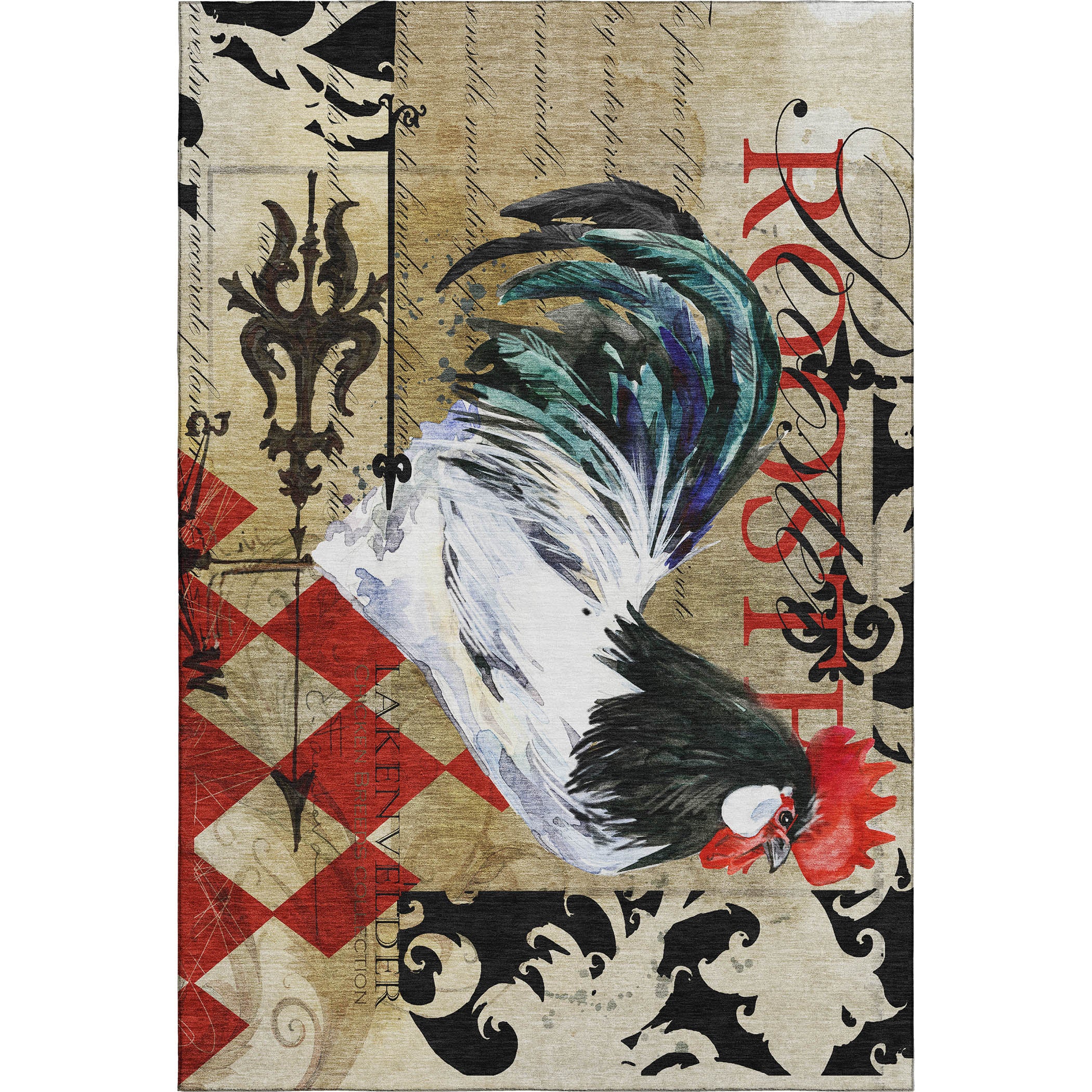 Split Machine Washable Kitchen Midnight Brown Rug 2'6" x 3'10" #shape_Rectangle