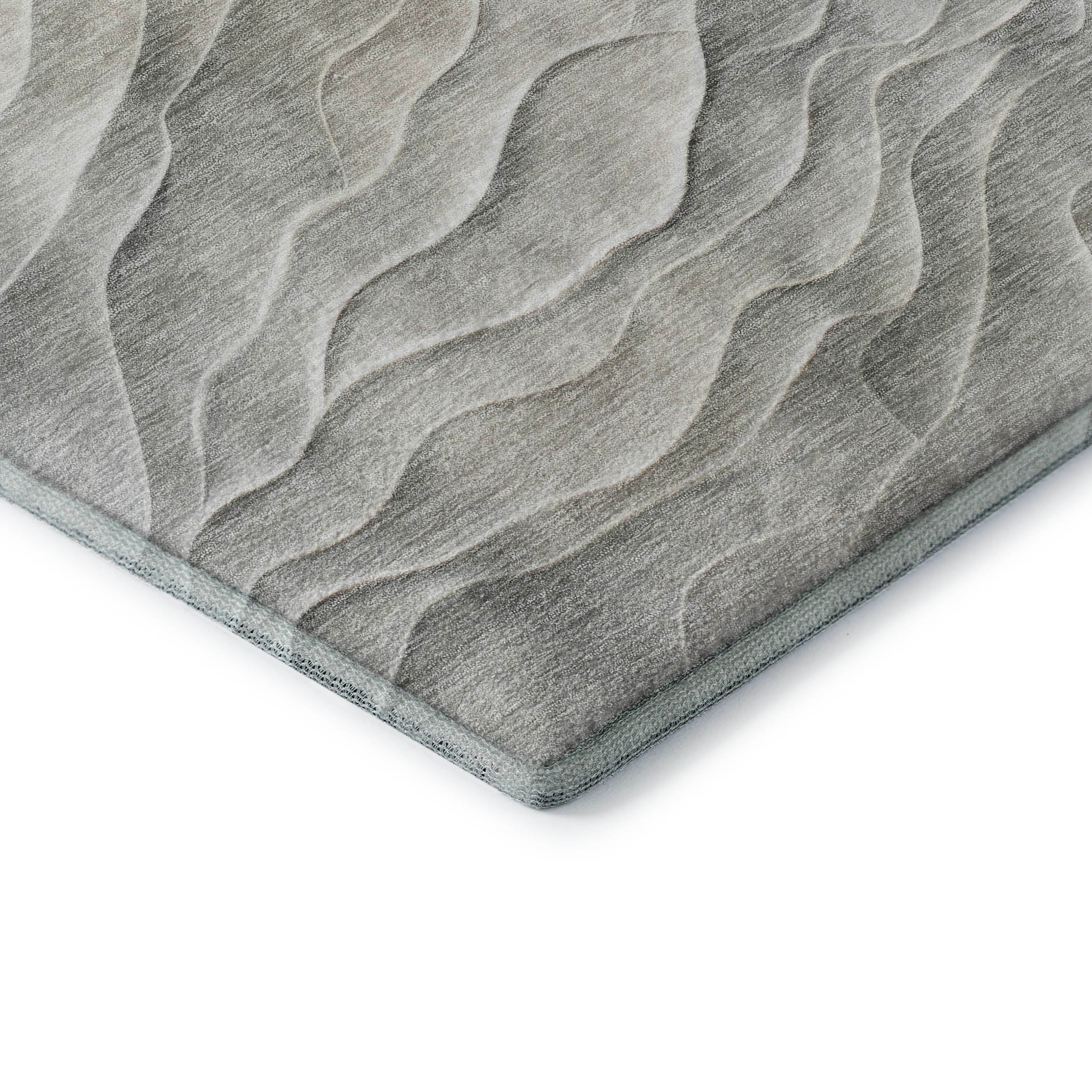 Seville Machine Washable Transitional Taupe Brown Rug 1'8" x 2'6" #shape_Rectangle