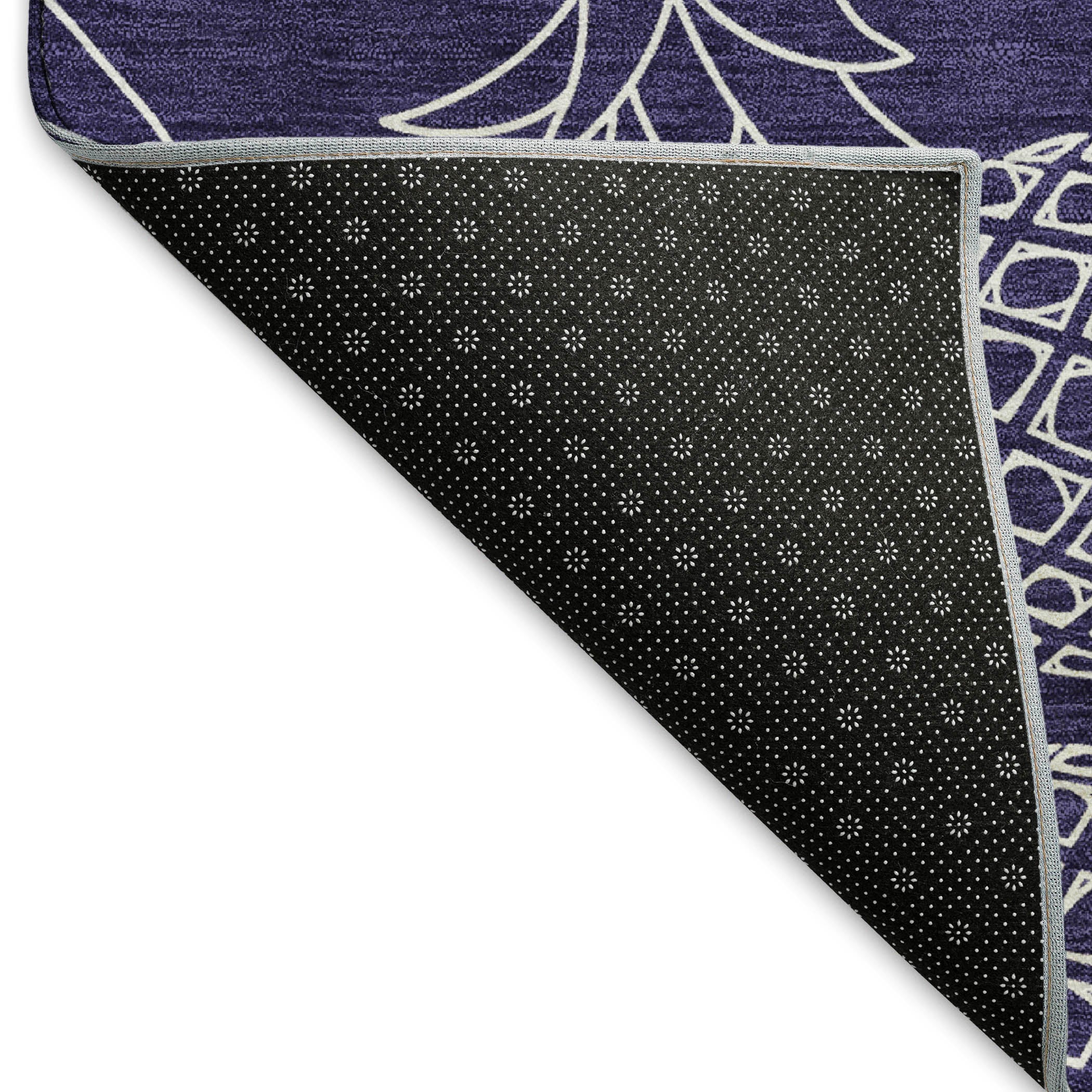 Seville Machine Washable Kitchen Blue Rug 1'8" x 2'6" #shape_Rectangle