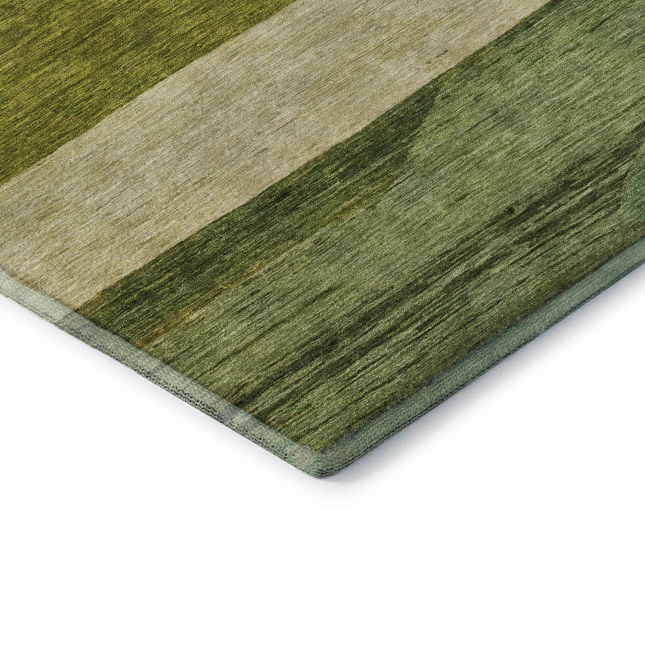 Ghent Machine Washable Transitional Olive Green Rug 1'8" x 2'6" #shape_Rectangle
