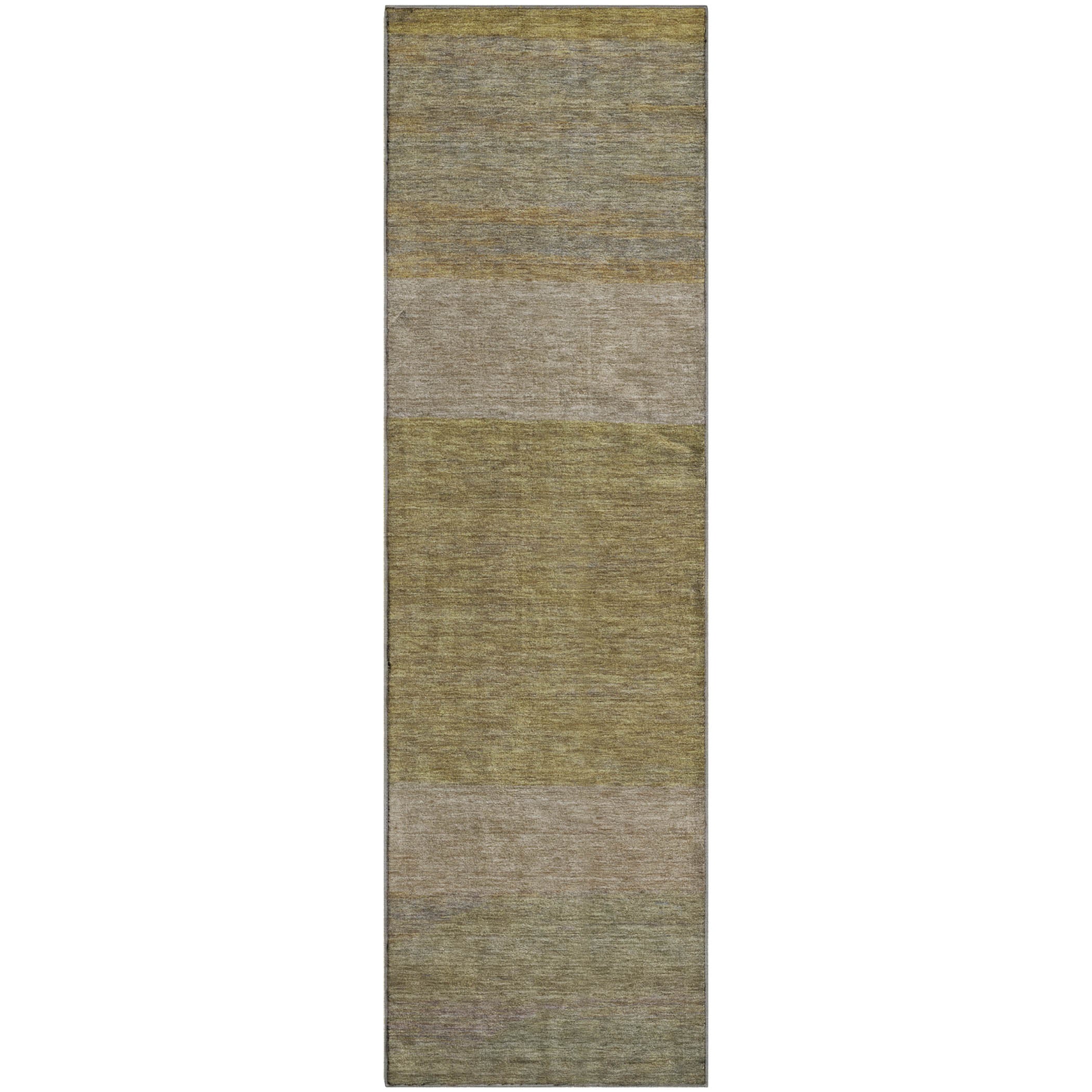 Ghent Machine Washable Transitional Wheat Gold Rug 2'3" x 7'6" #shape_Runner