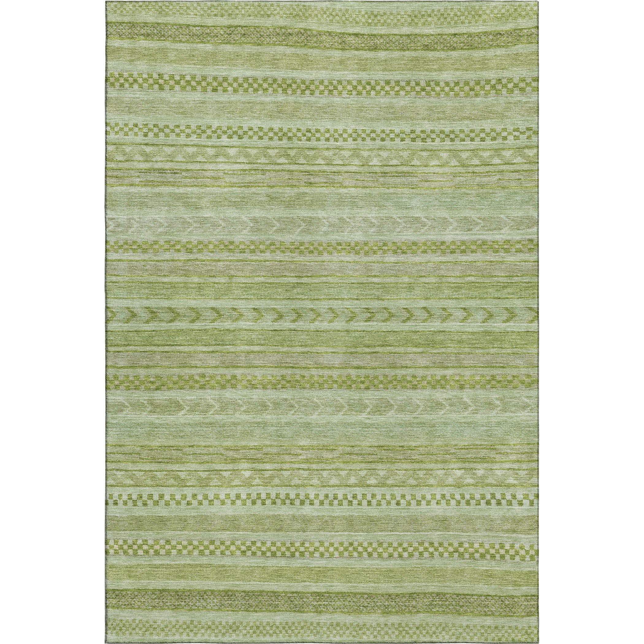 Sarajevo Machine Washable Transitional Cactus Green Rug 2'6" x 3'10" #shape_Rectangle
