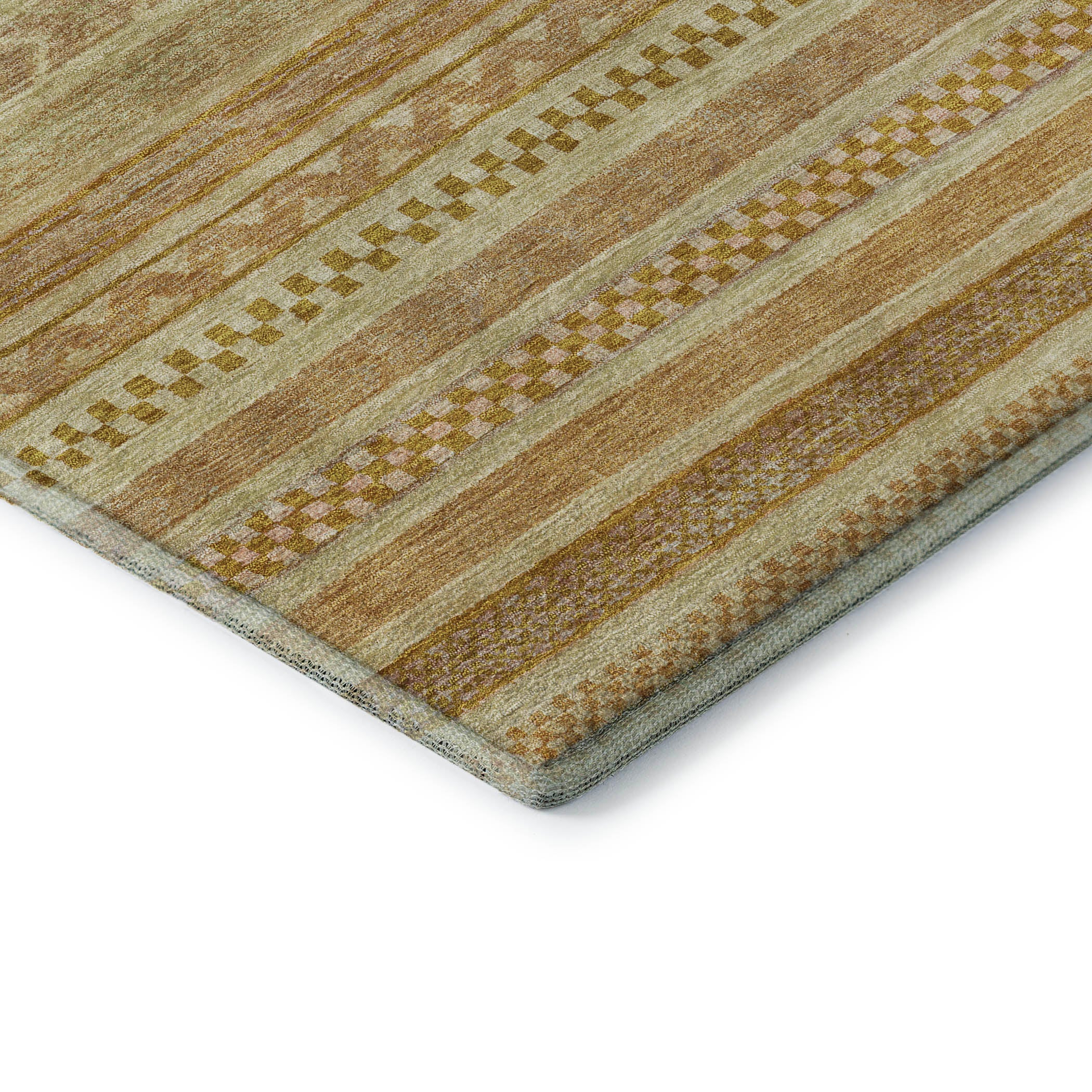 Sarajevo Machine Washable Transitional Salmon Orange Rug 1'8" x 2'6" #shape_Rectangle
