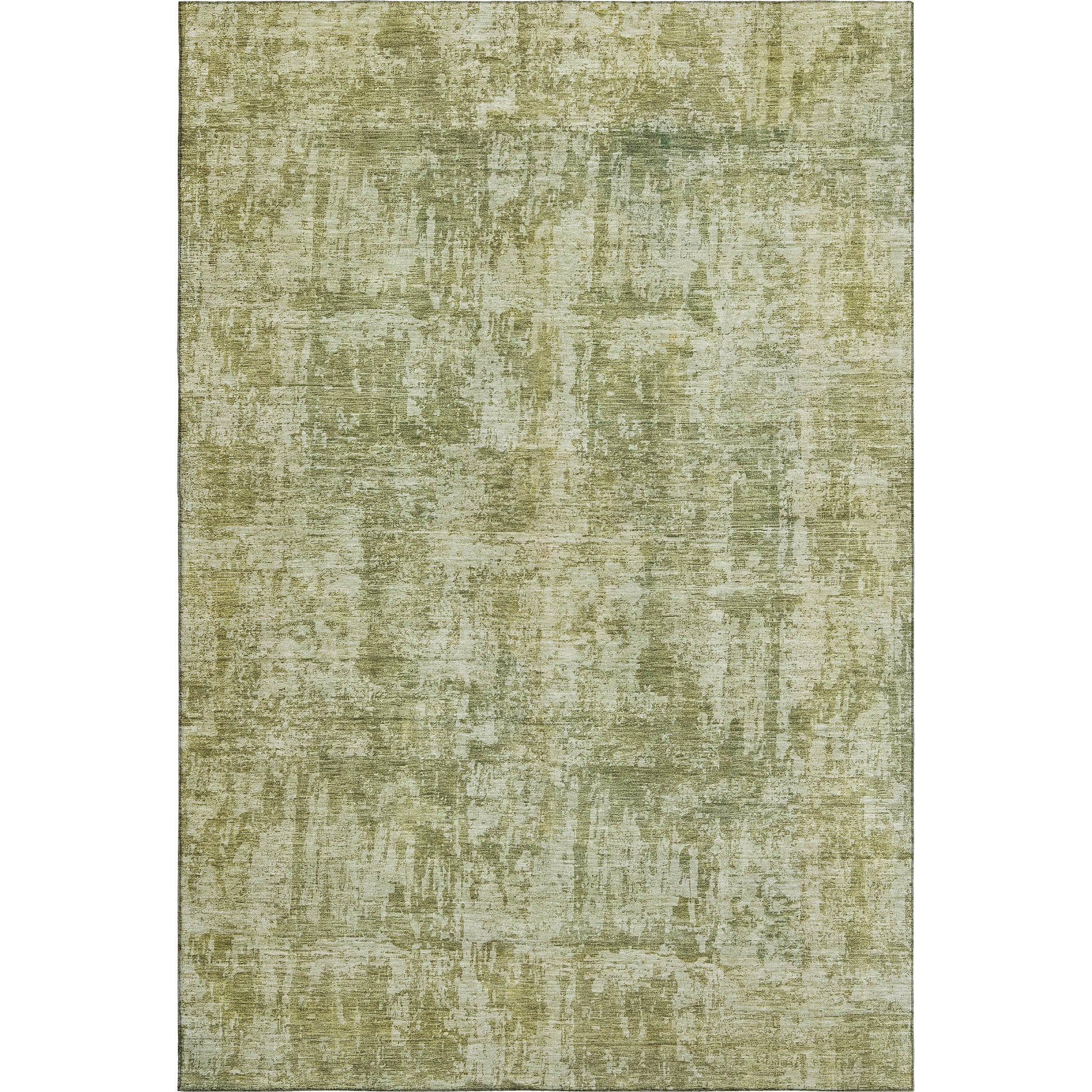 Queenstown Machine Washable Transitional Aloe Green Rug 2'6" x 3'10" #shape_Rectangle