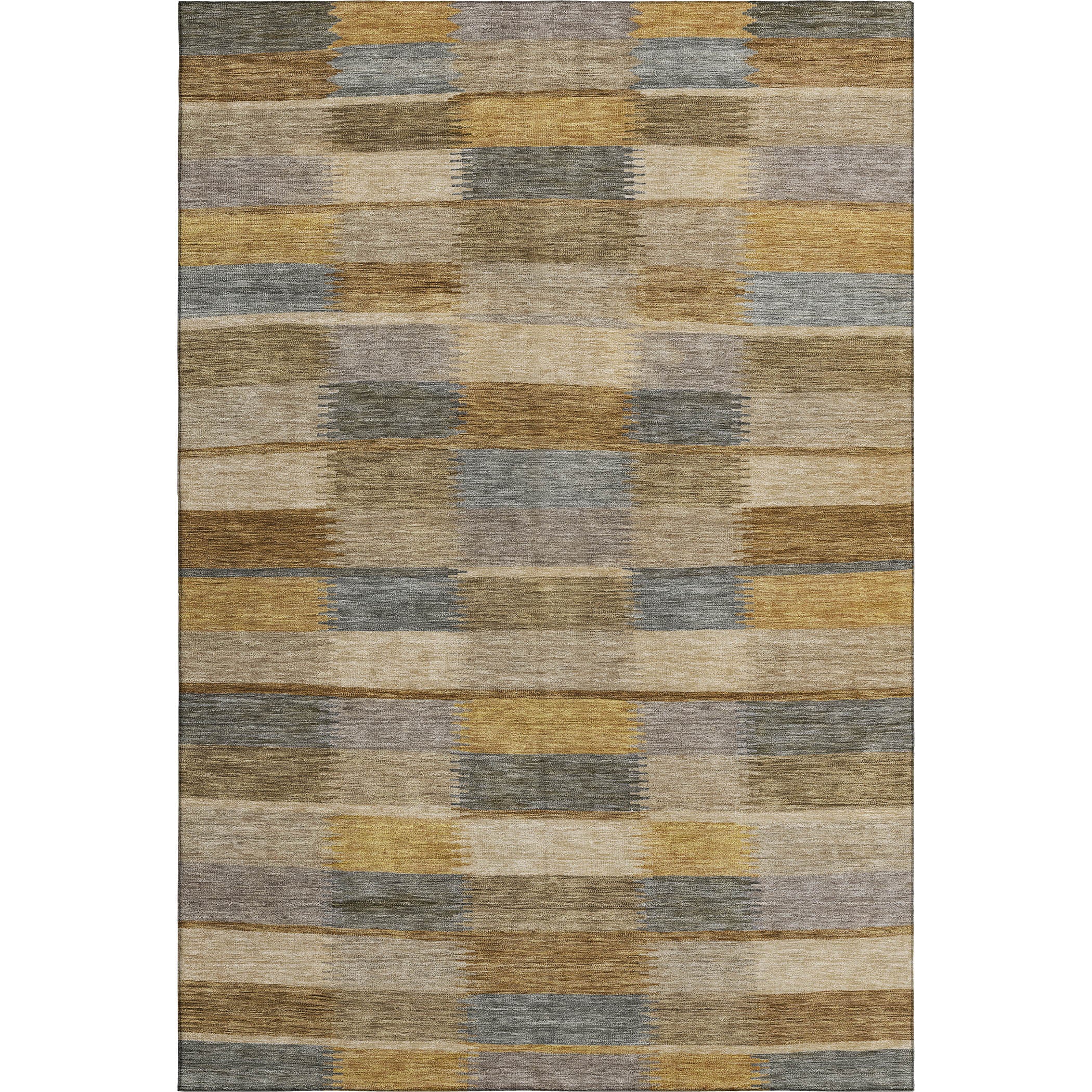 Bergen Machine Washable Transitional Brown Rug 2'6" x 3'10" #shape_Rectangle