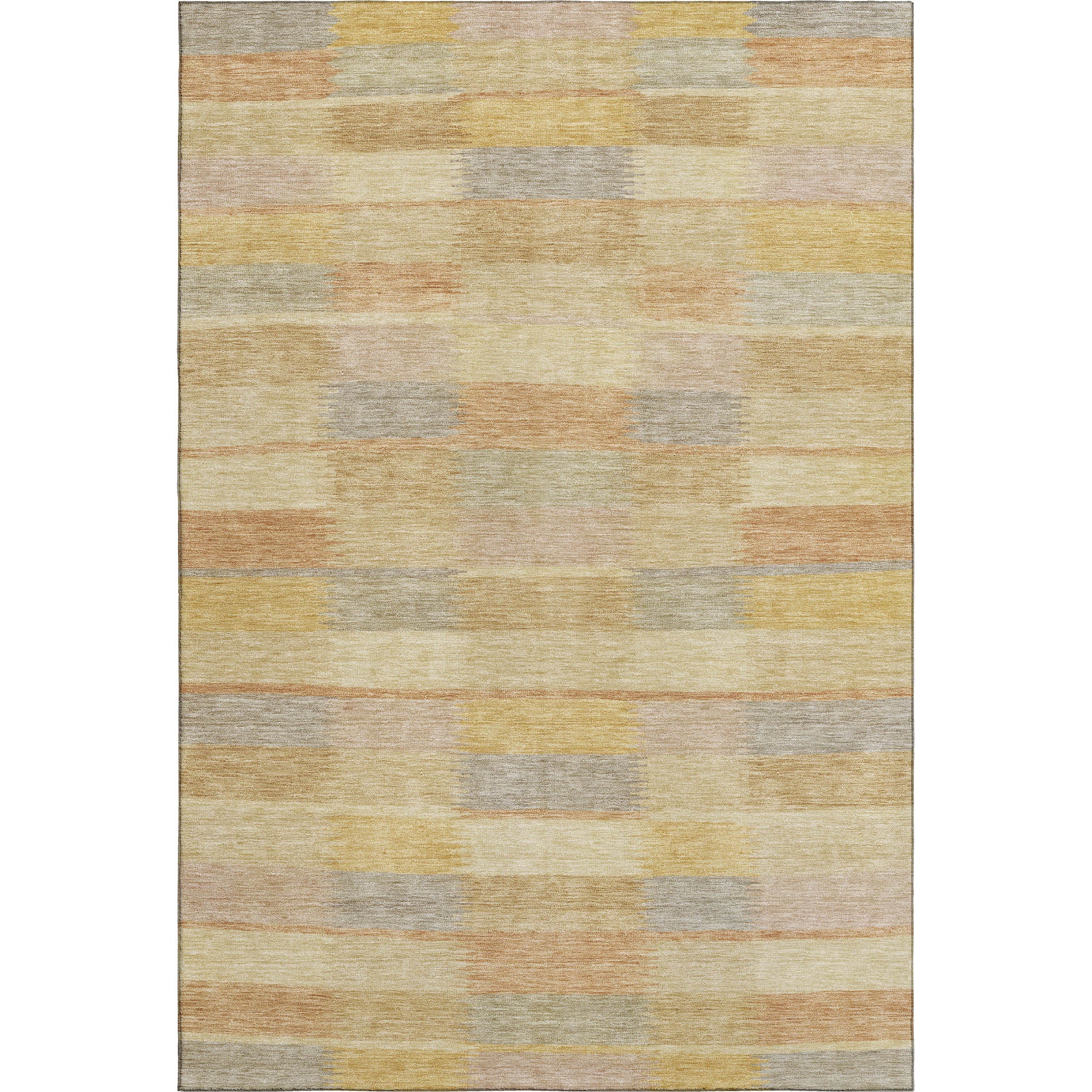 Bergen Machine Washable Transitional Wheat Gold Rug 2'6" x 3'10" #shape_Rectangle