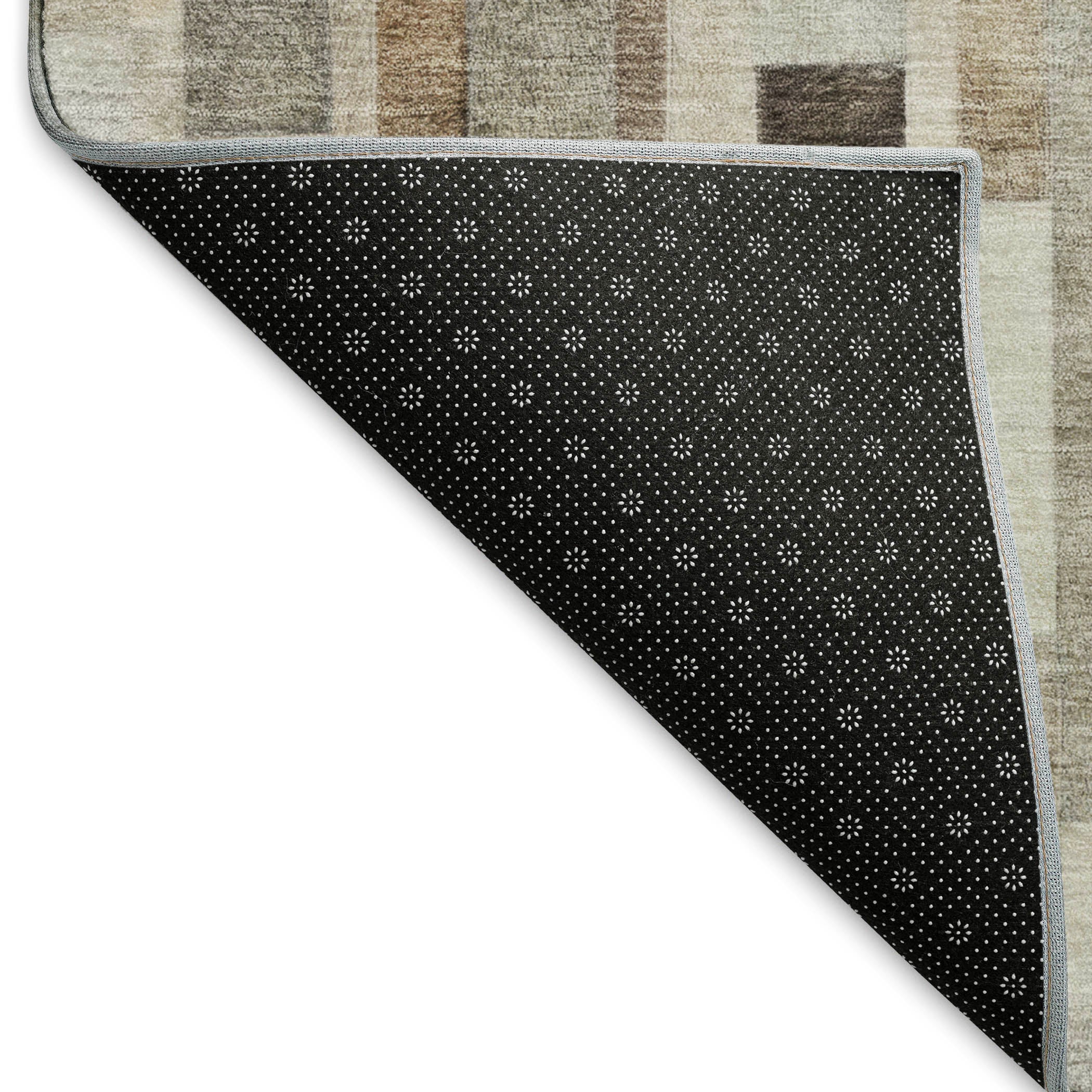 Siena Machine Washable Transitional Taupe Brown Rug 1'8" x 2'6" #shape_Rectangle